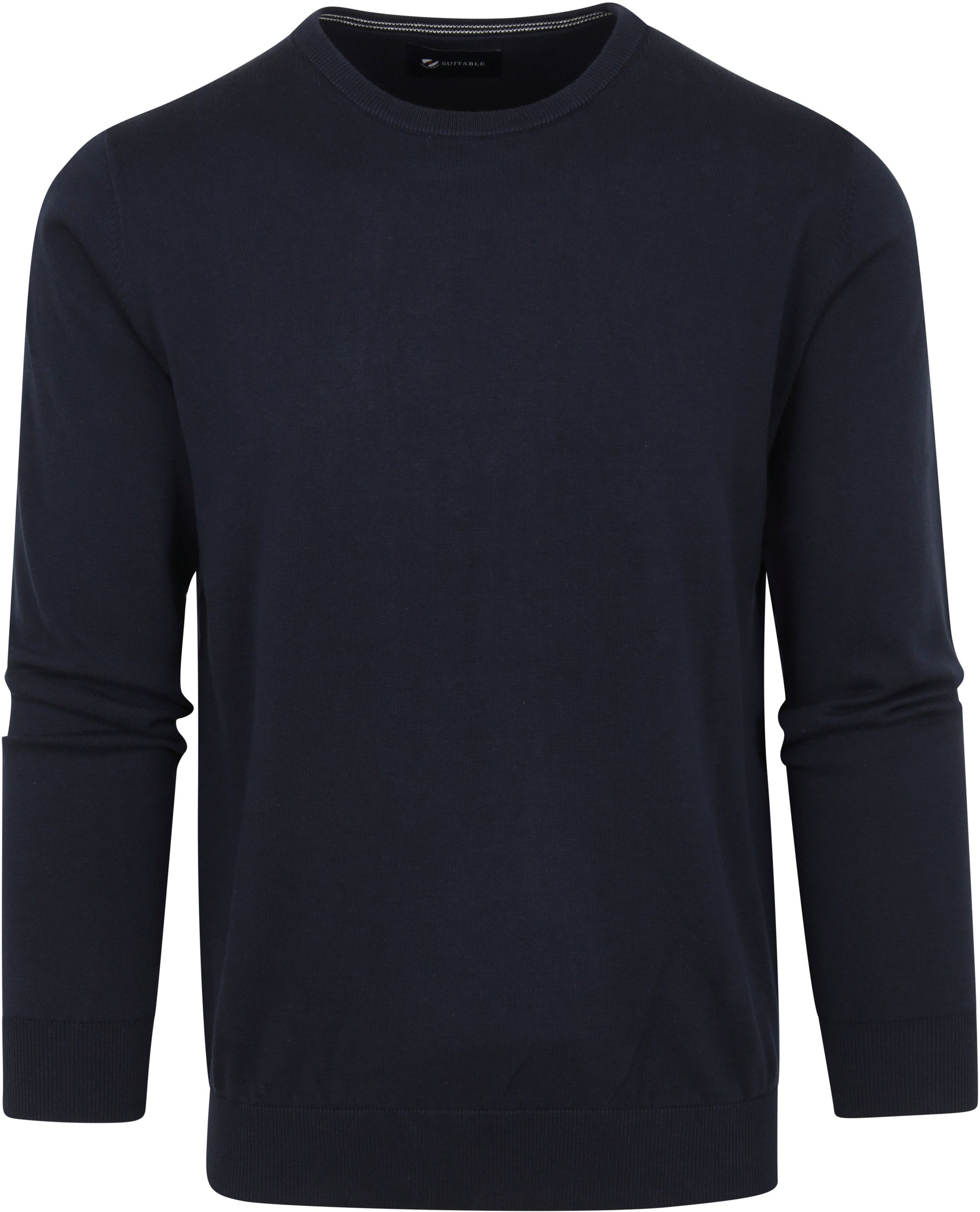 Suitable Oini Pullover O-Neck Navy Blue Dark Blue size 3XL