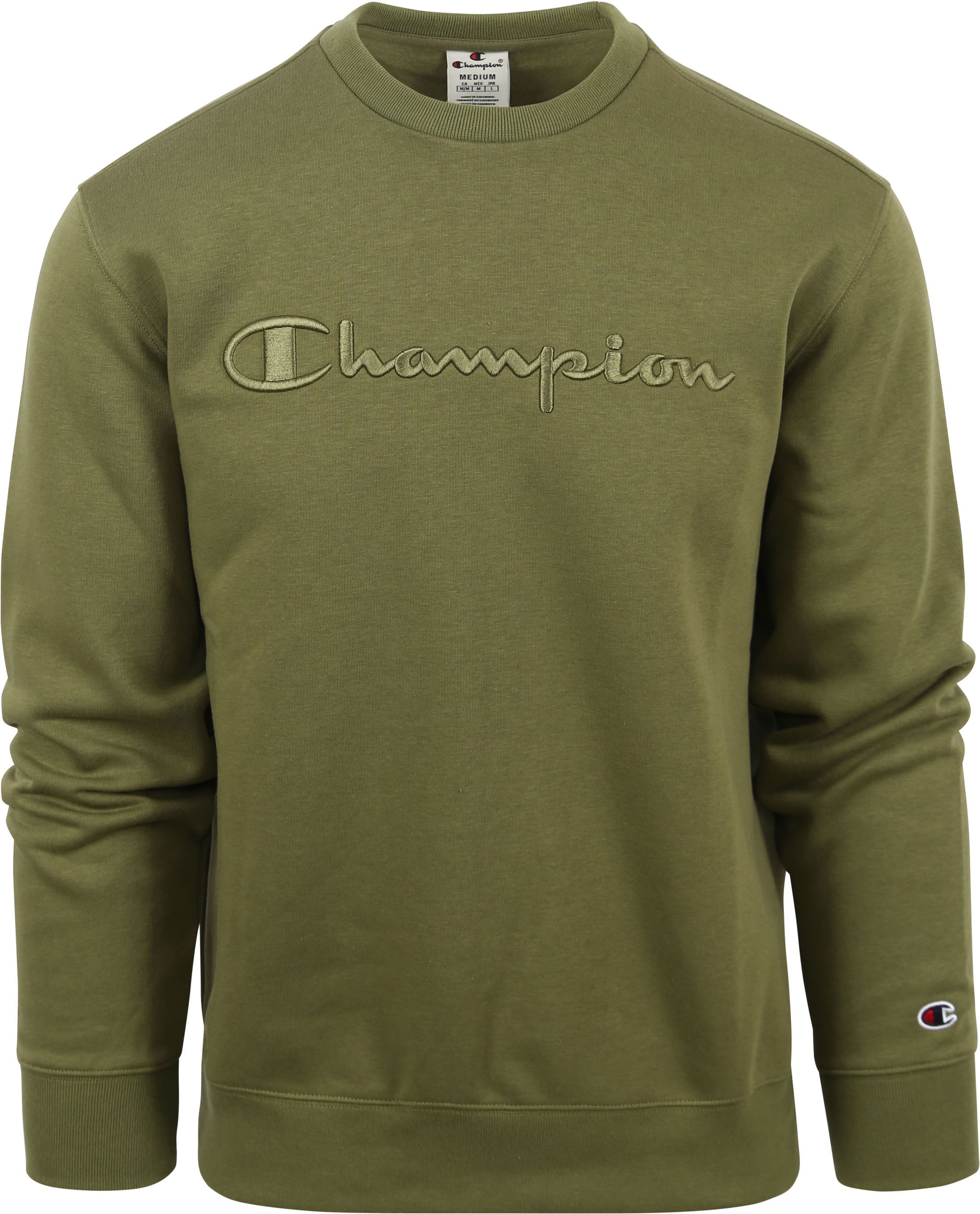 Champion green hot sale sweater