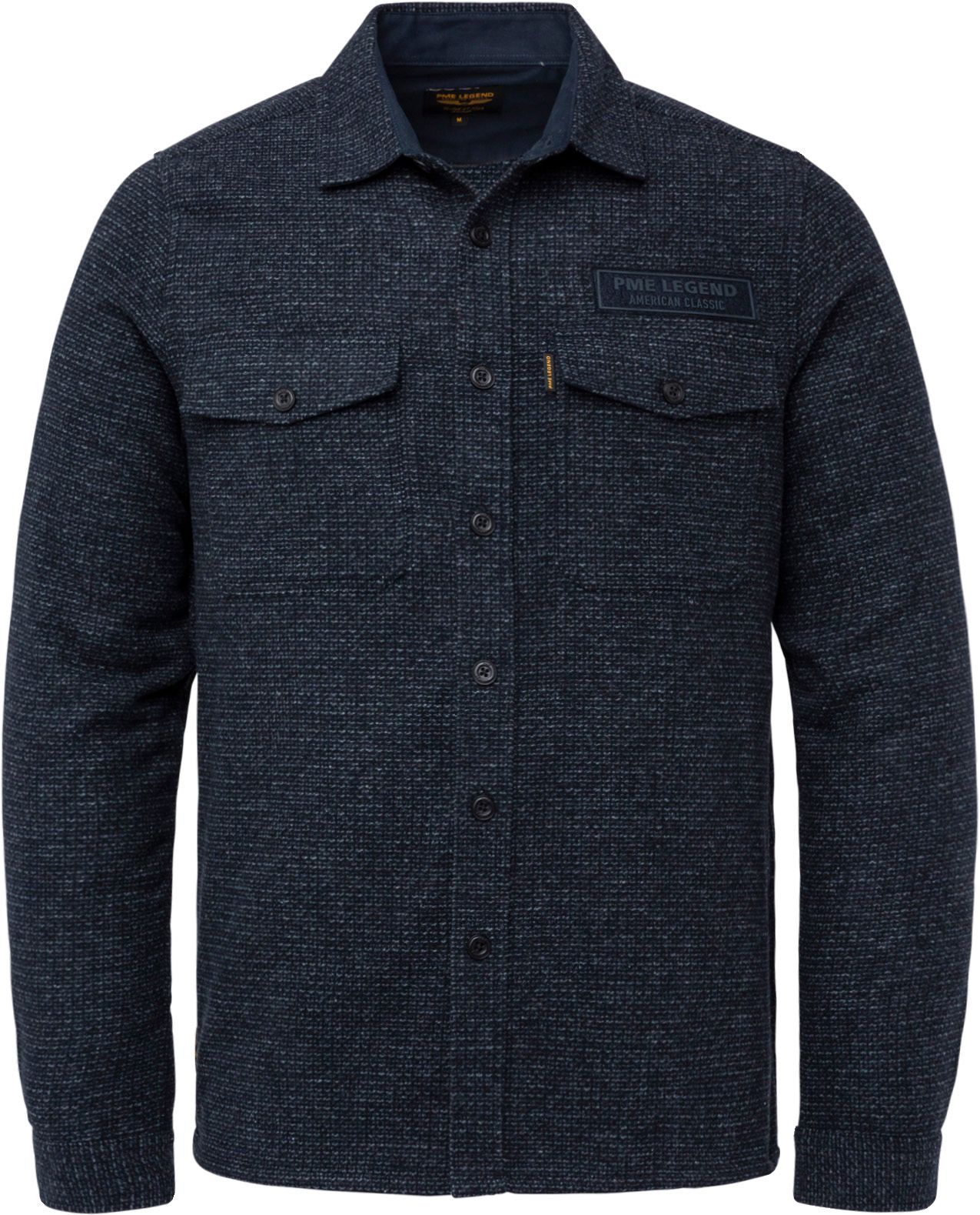 PME Legend Overshirt Wool Blend Dark Blue Dark Blue size L