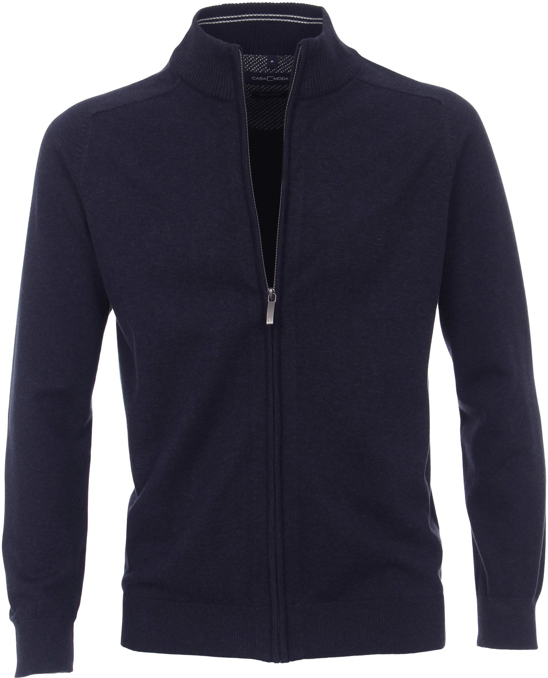 Casa Moda Strickjacke Zip Dunkelblau 004450-135 kaufen | Suitable