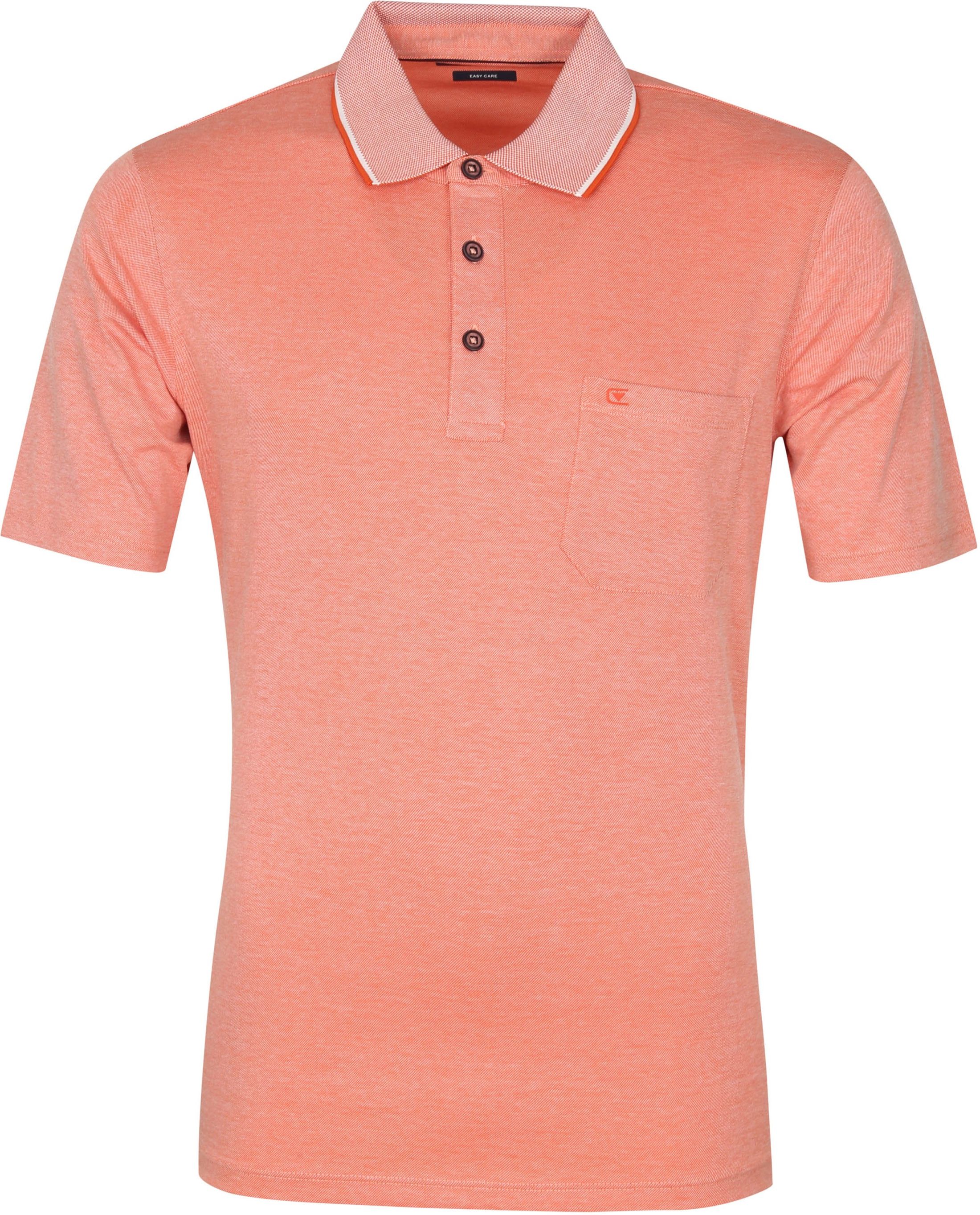 Casa Moda Polo Shirt Melange Orange size 3XL