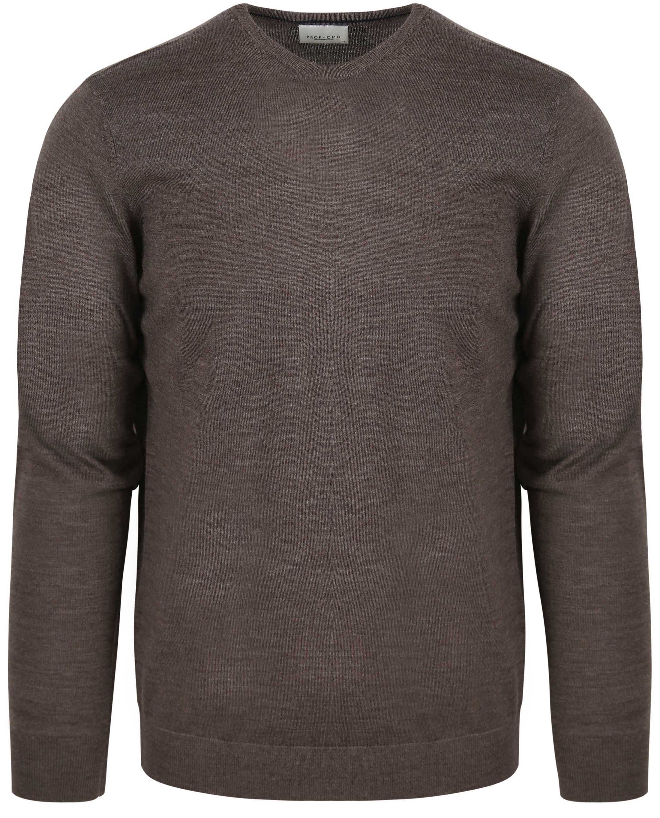 Profuomo Merino Pullover Taupe PP2J00005E-5 kaufen | Suitable