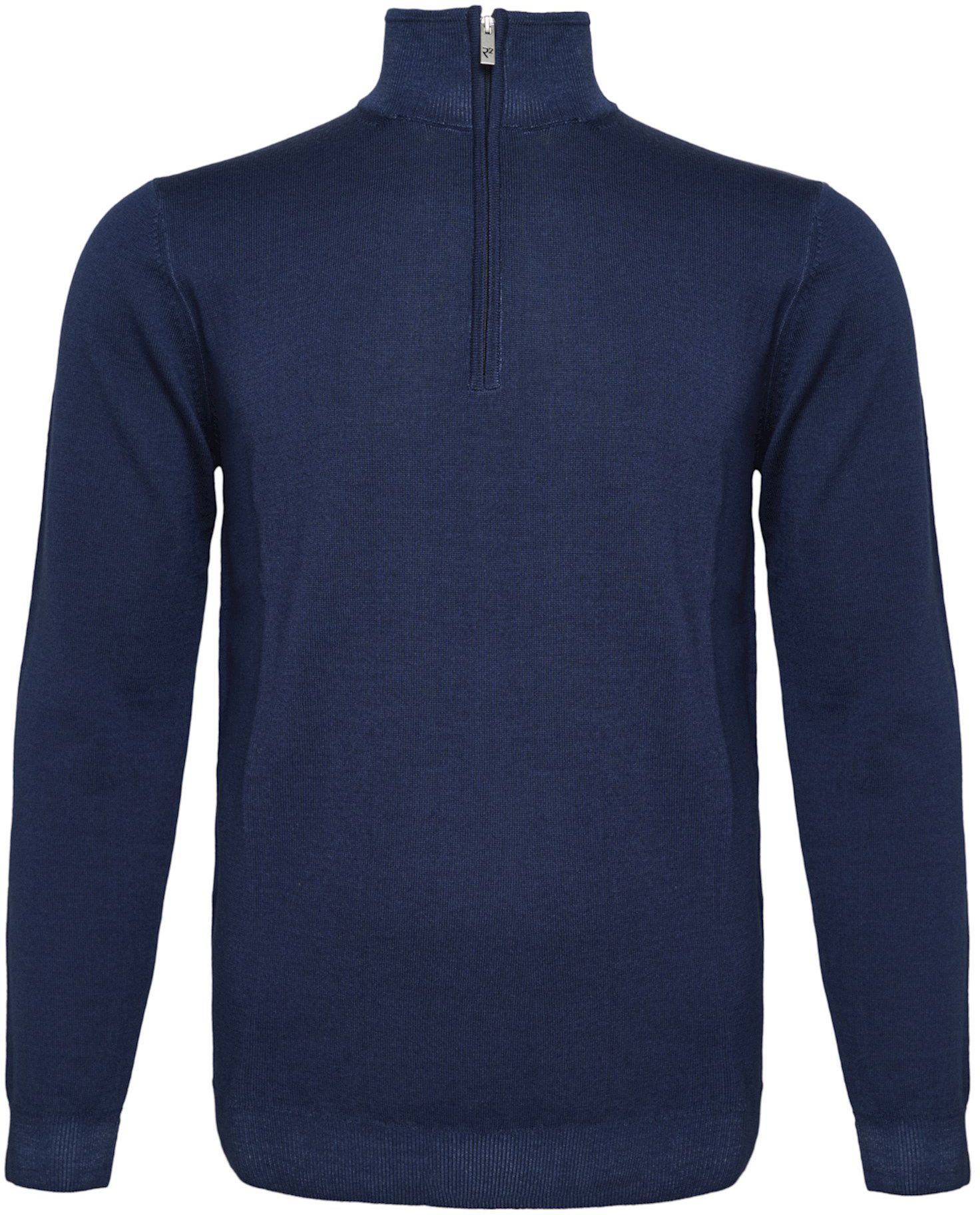 R2 Half Zip Pullover Merino Wool Navy order online | 126.ZIP.001-010 | Suitable Italy