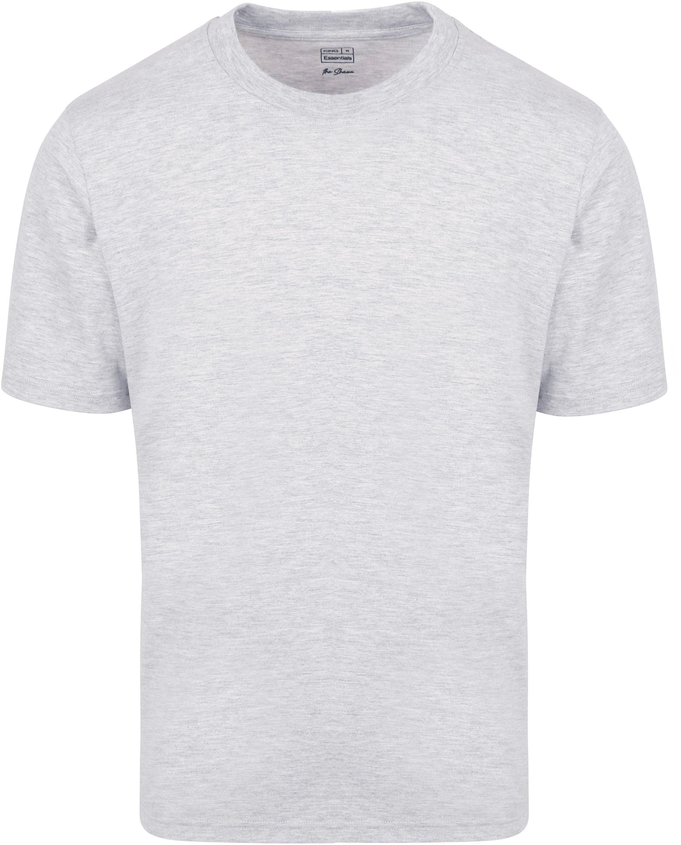 King Essentials The Shawn T-Shirt Grey order online | KM111010002-C001H | Suitable Lithuania