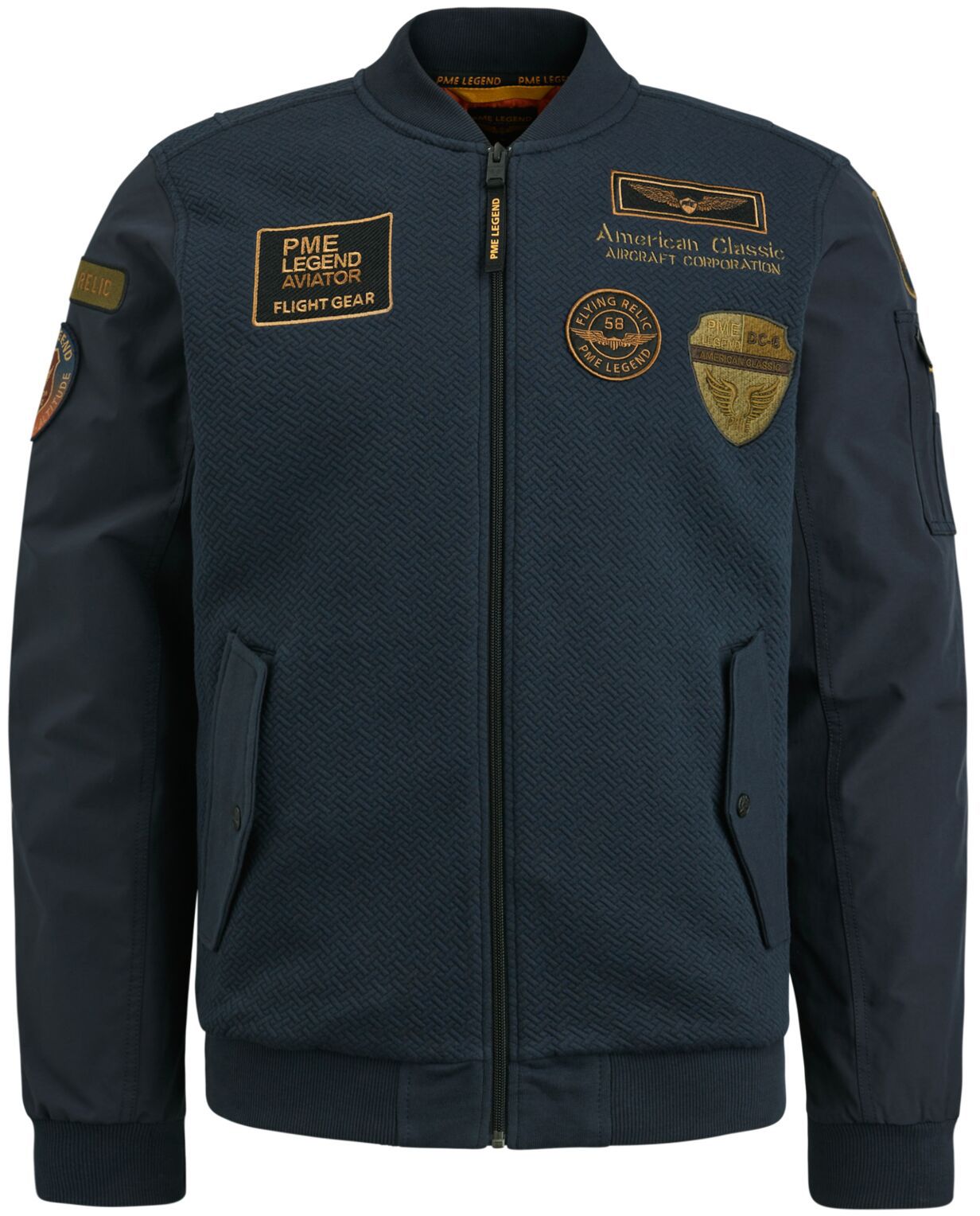 PME Legend Sweat Jacket Badges Navy PSW23084165281 online bestellen