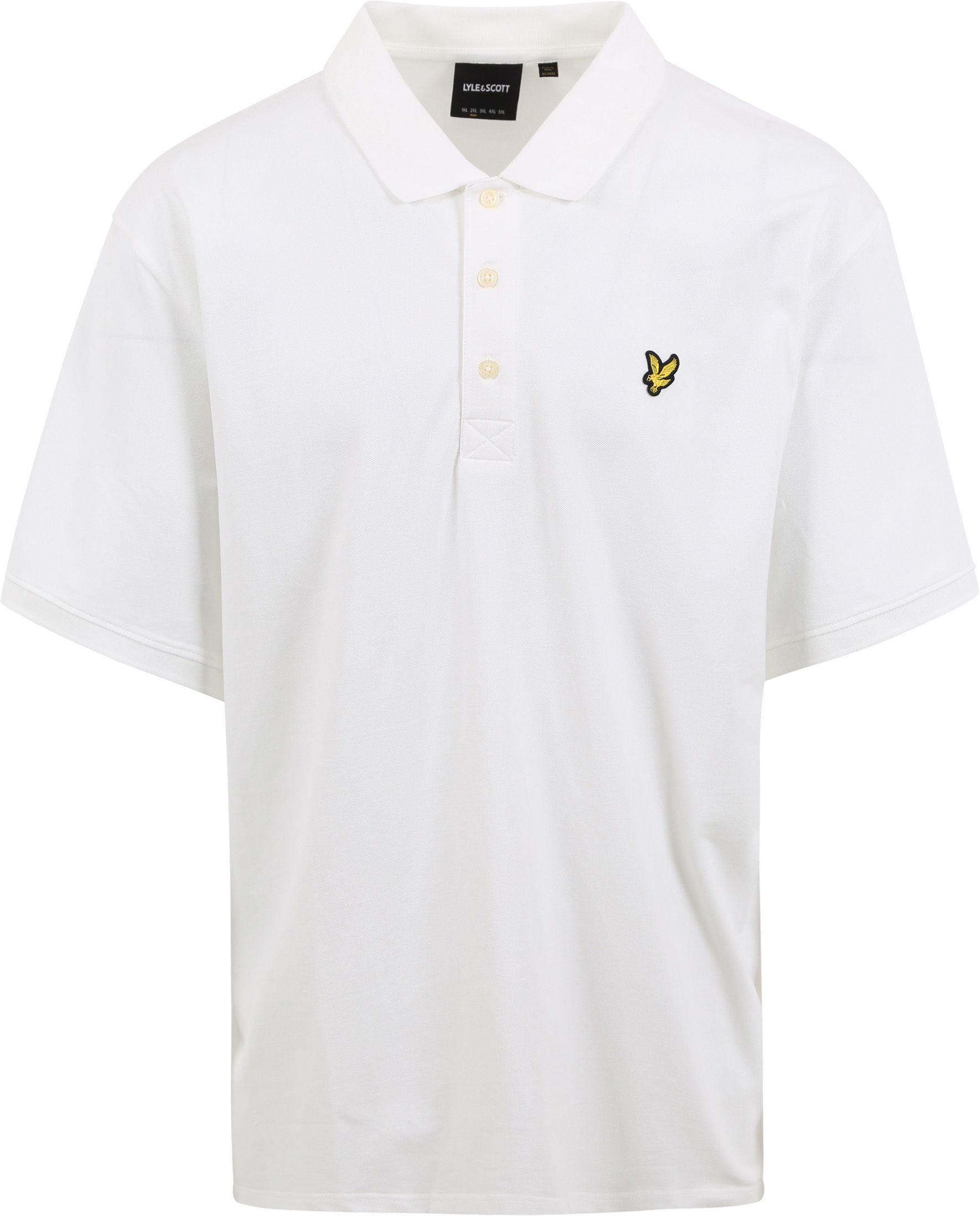 Lyle and Scott Plussize Polo Wit SP400VOGX-626 kopen | Suitable