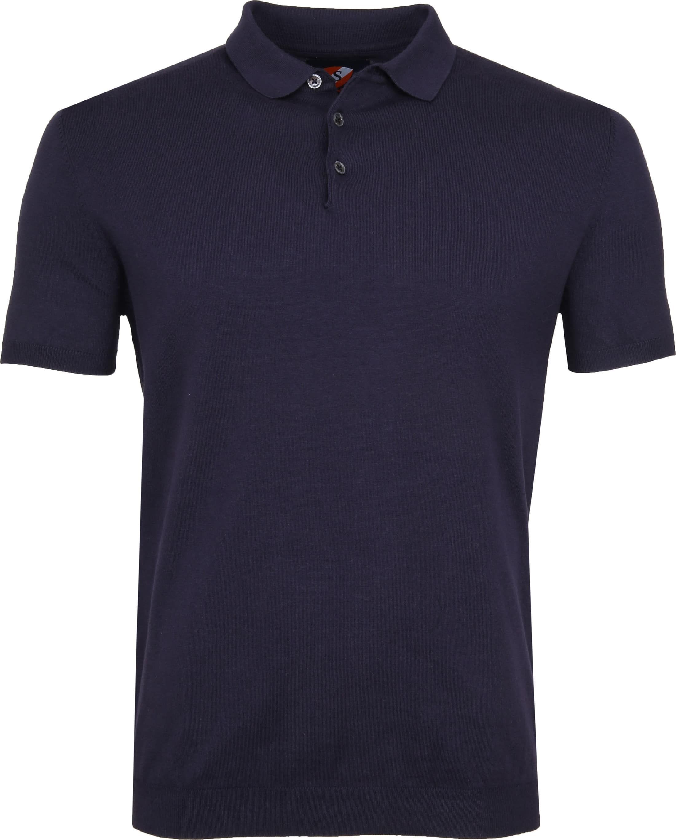 Suitable Mars Polo Shirt Stretch Navy Dark Blue Blue size S