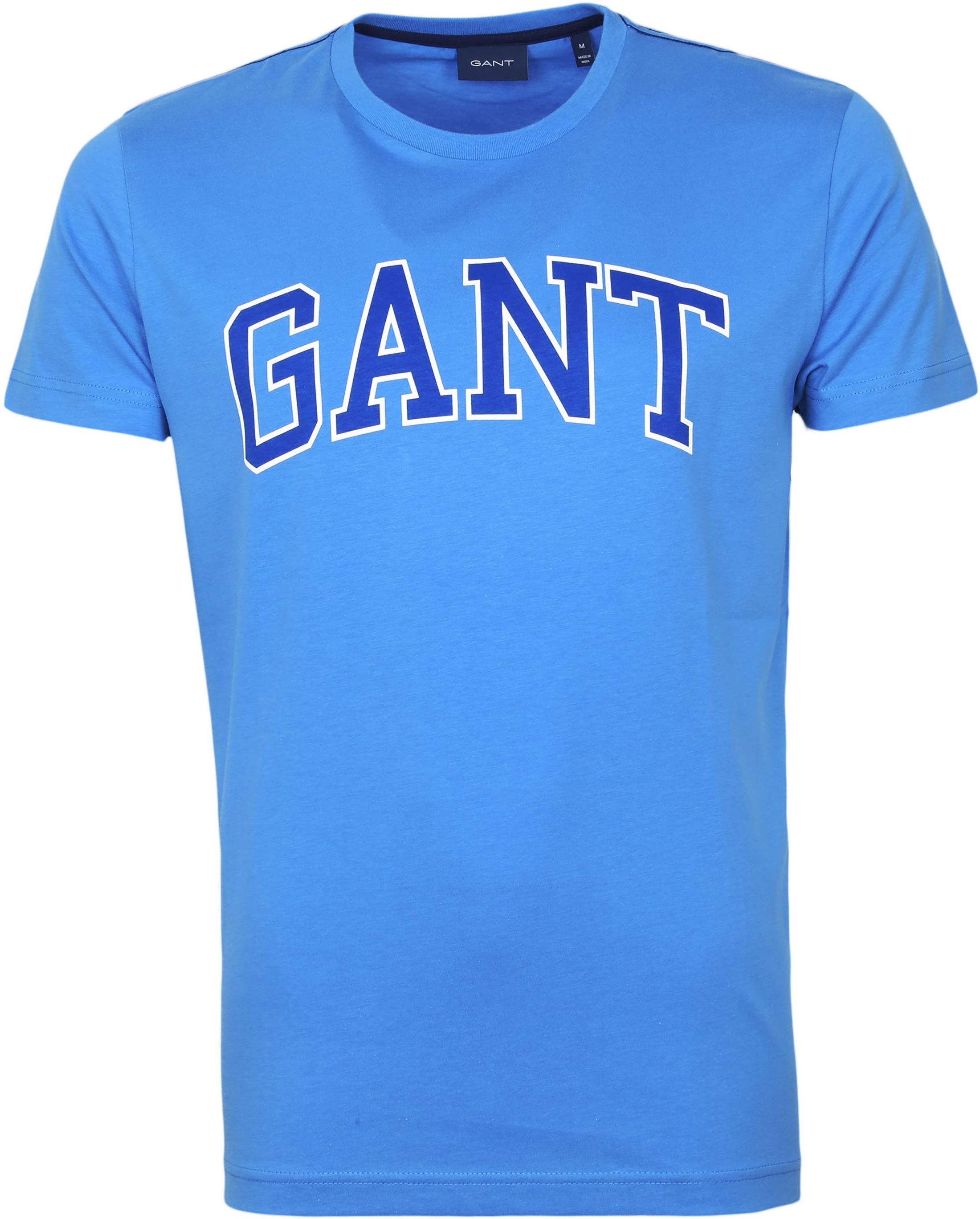 Gant T-shirt Logo Graphique Bleu taille M