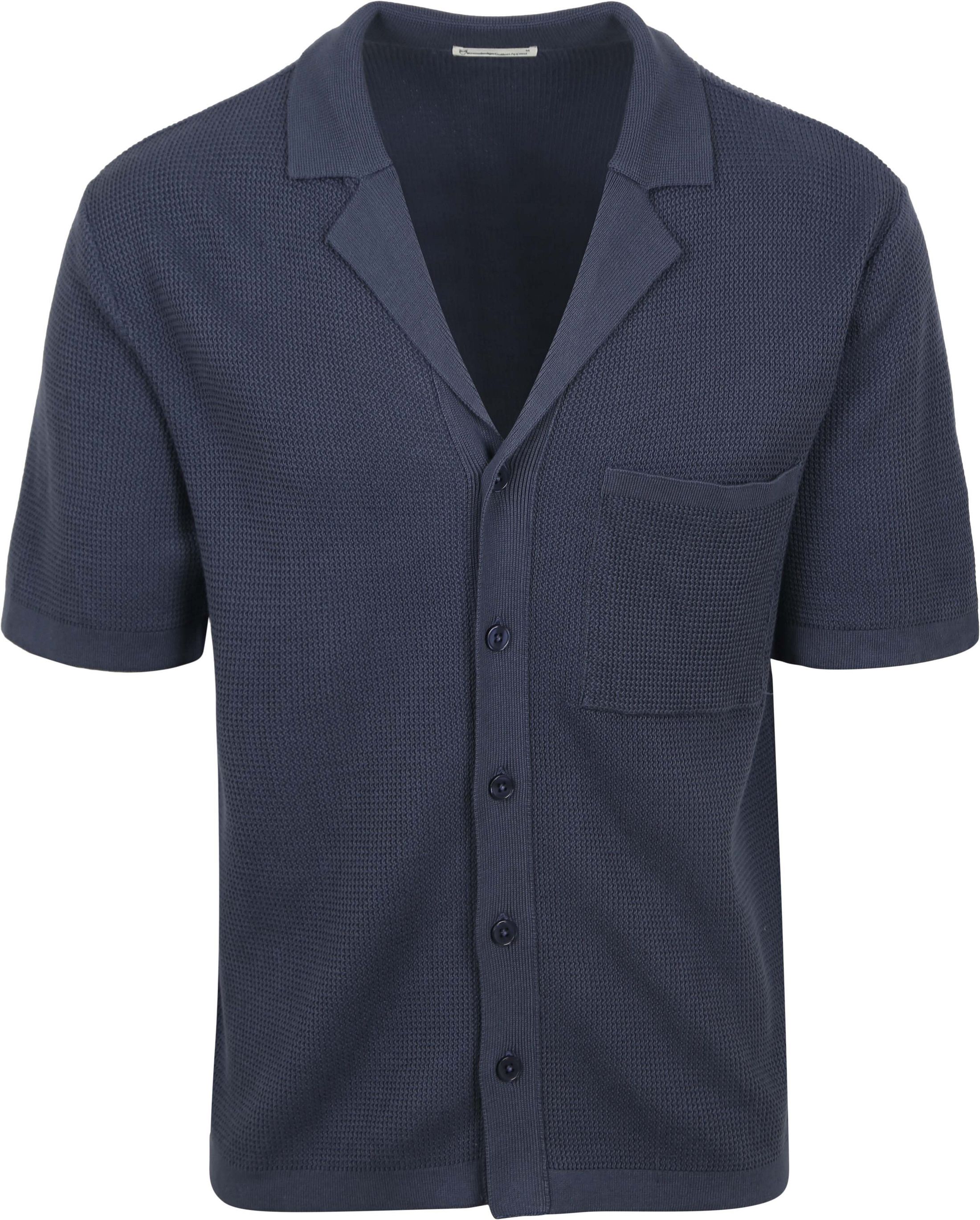 KnowledgeCotton Apparel Knitted Top Dark Blue 1080055-1226 order online | Suitable