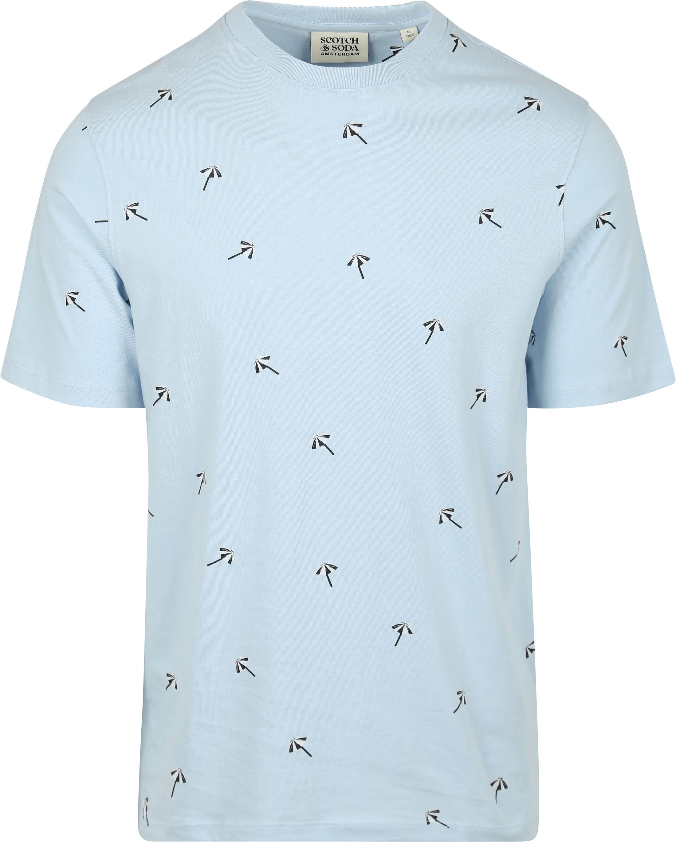 Scotch And Soda T-shirt Print Light Blue 180052-420 order online | Suitable