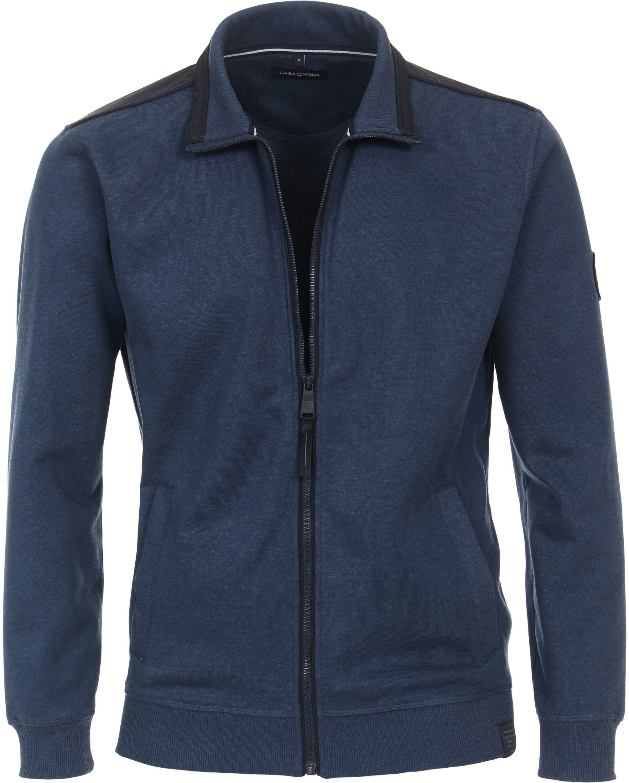 Casa Moda Sport Cardigan Zip Indigo Blue Dark Blue size 3XL