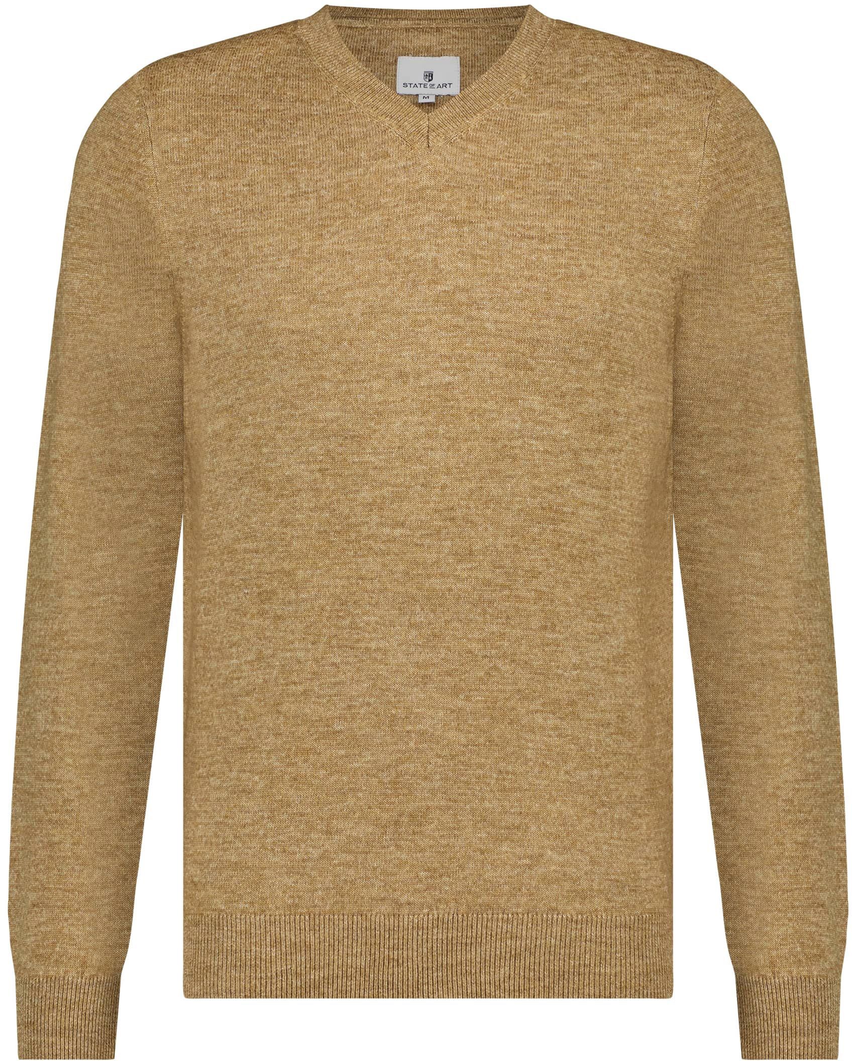 State Of Art Sweater V-Neck Beige Melange order online | 12123069-1617 | Suitable Lithuania