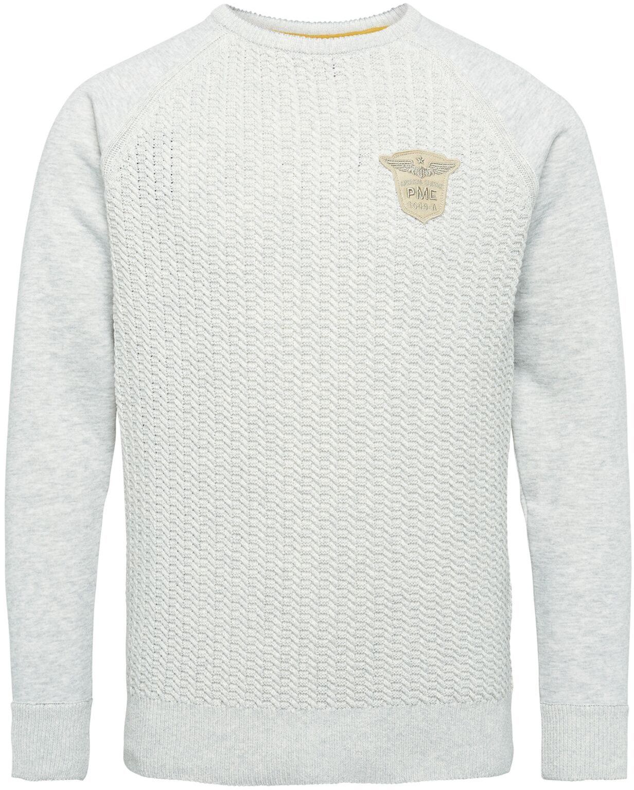 PME Legend Sweater Bone White Grey size 3XL