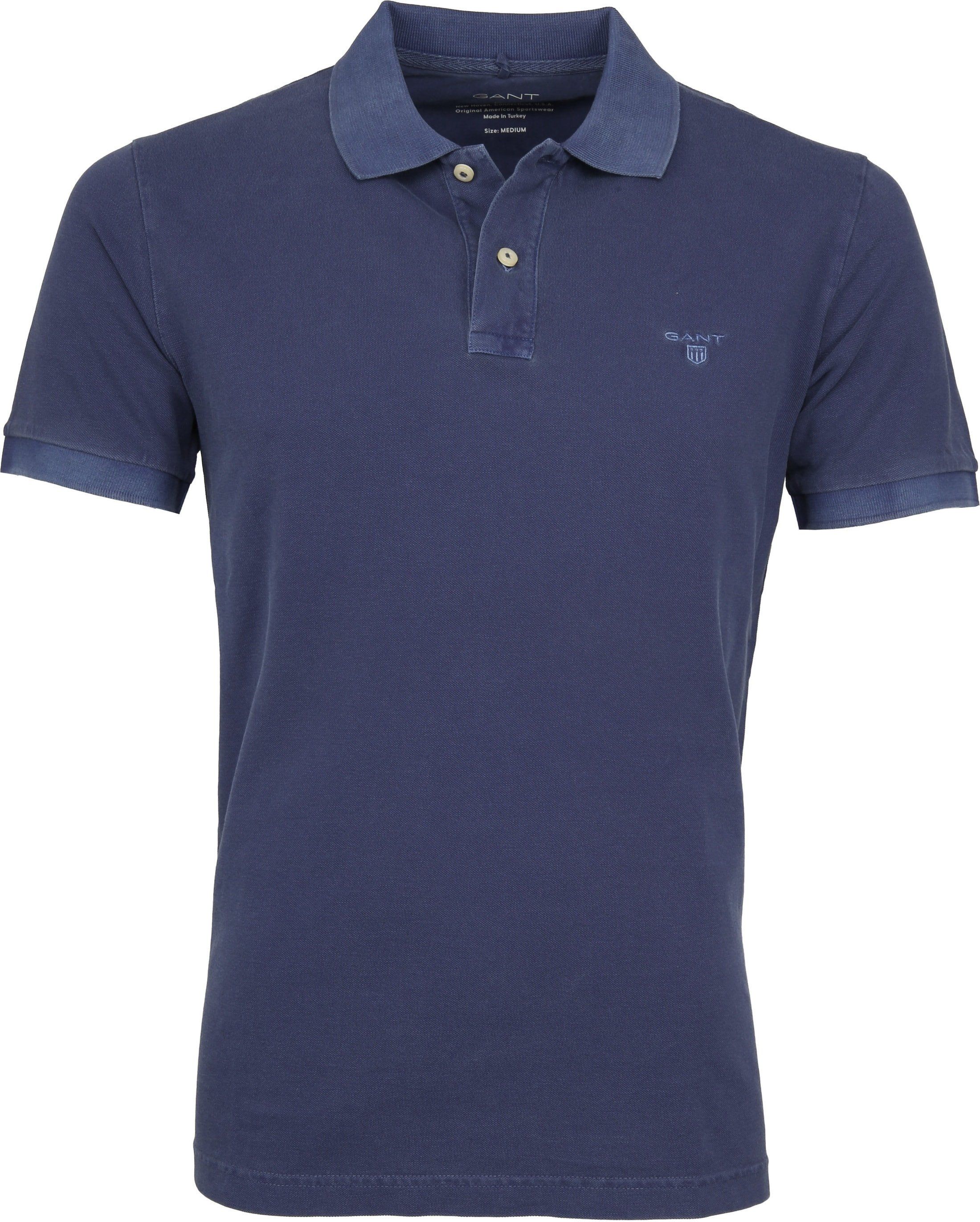 Gant Polo Shirt Sunbleached Navy Dark Blue Blue size 3XL
