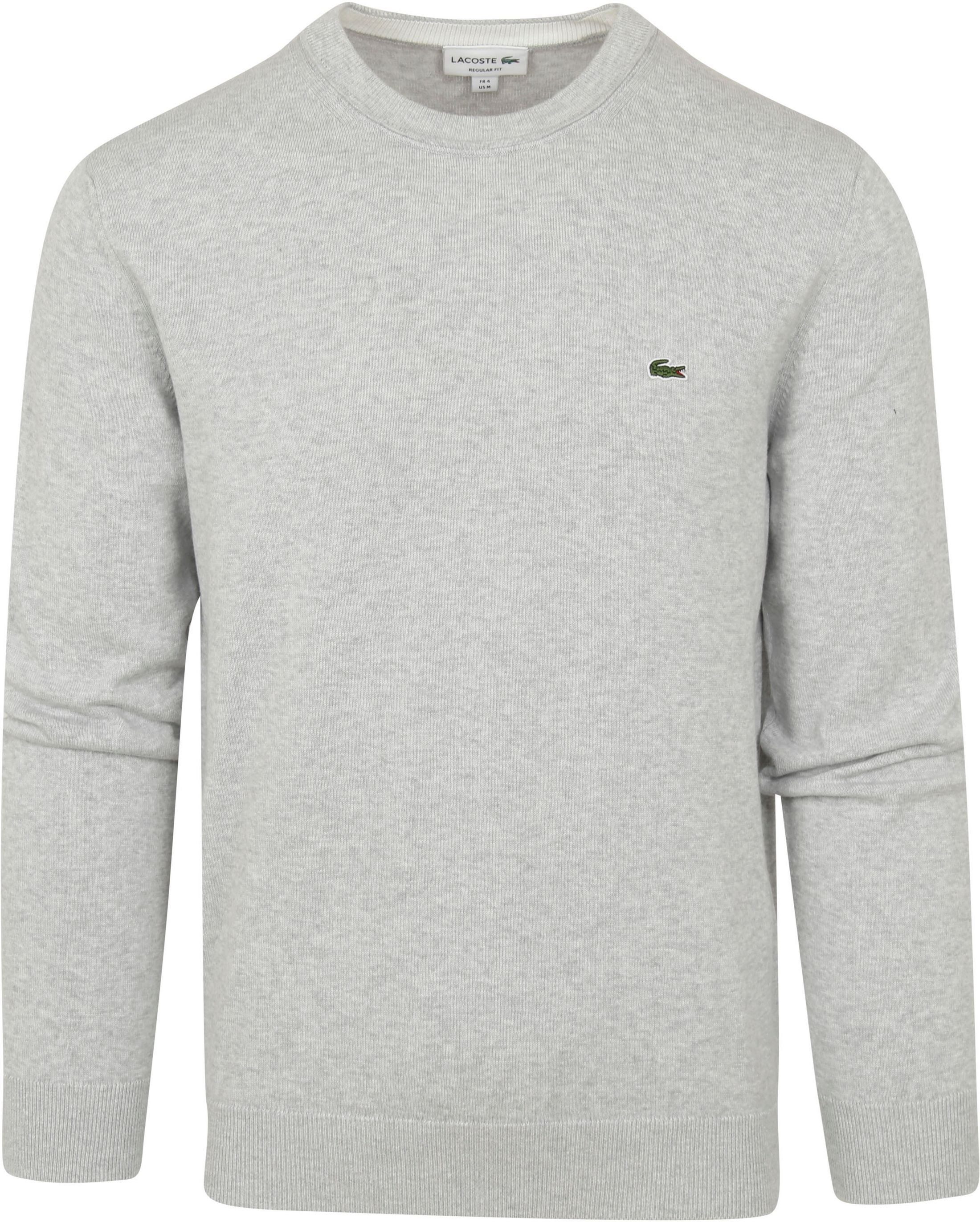 Lacoste Pullover O-neck Light Grey size M