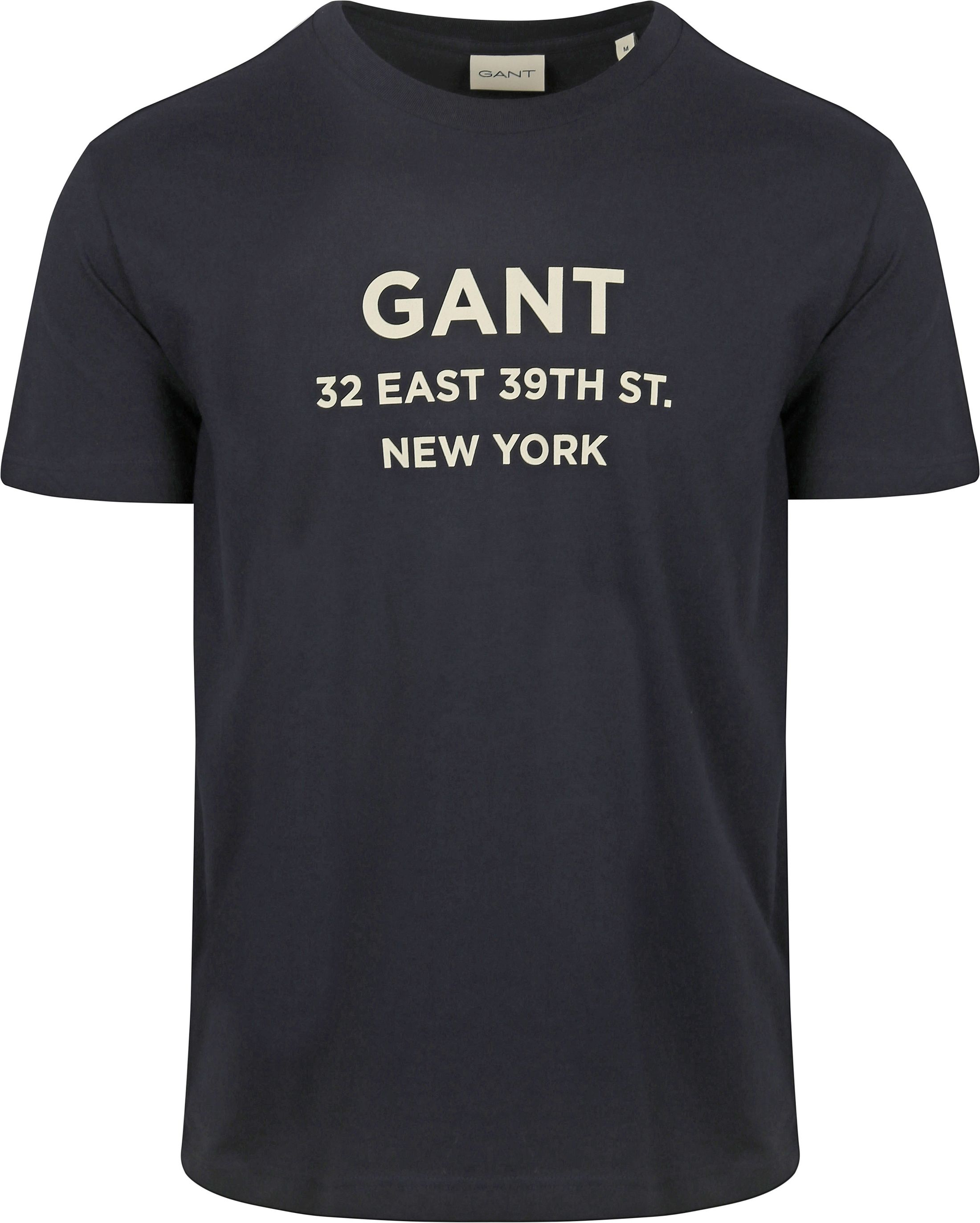Gant T-shirt Graphic Logo Navy 2003301-433 order online | Suitable