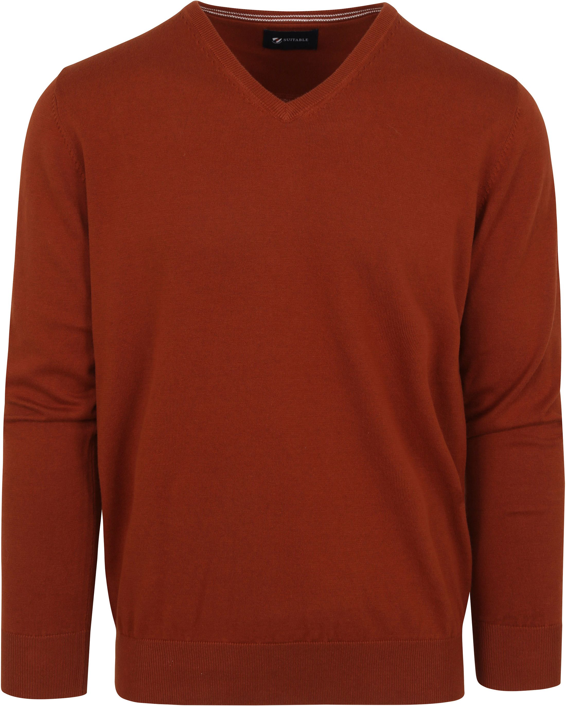 Suitable Pullover Vini V-Neck Orange SPE22305VI01ST-855 order online | Suitable
