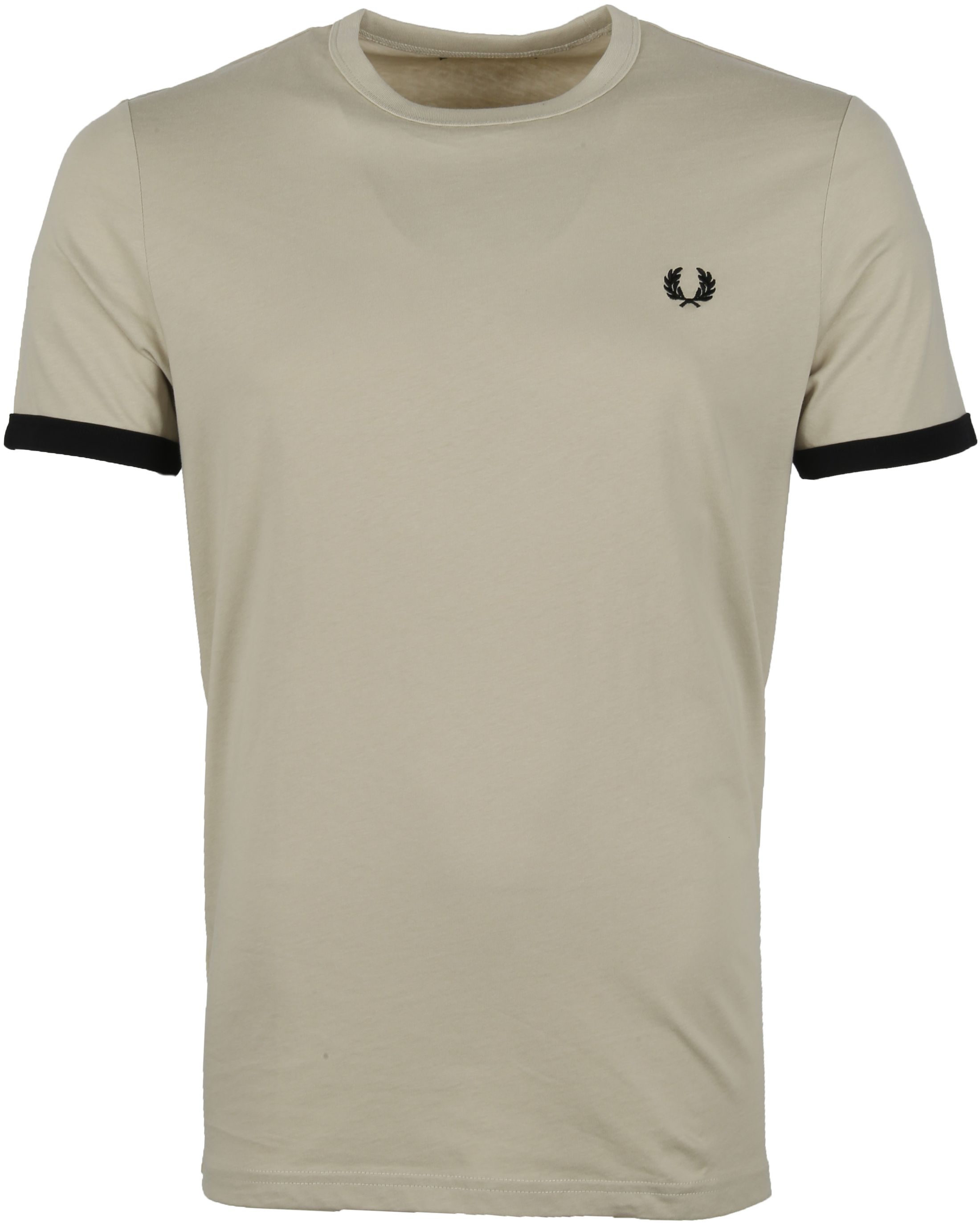 Fred Perry Ringer T-Shirt Beige size L