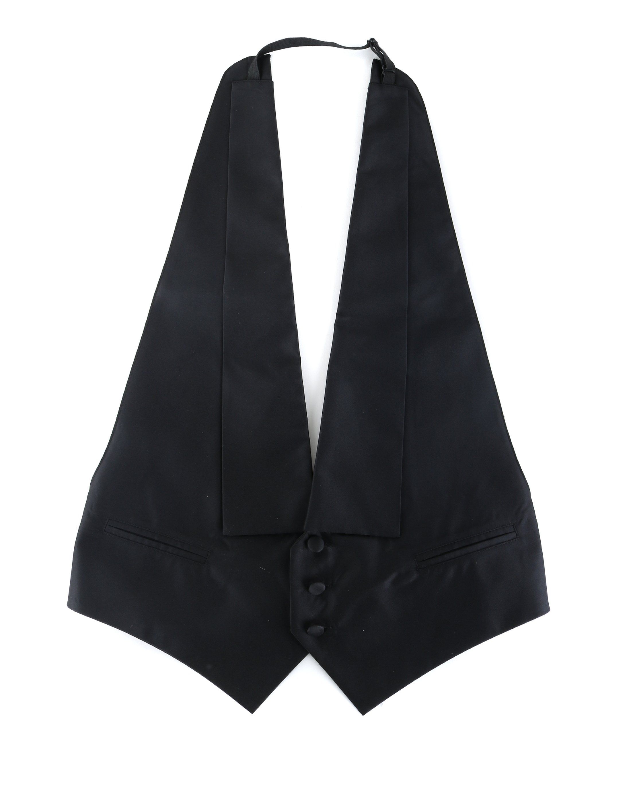 Tailcoat Waistcoat Black size L
