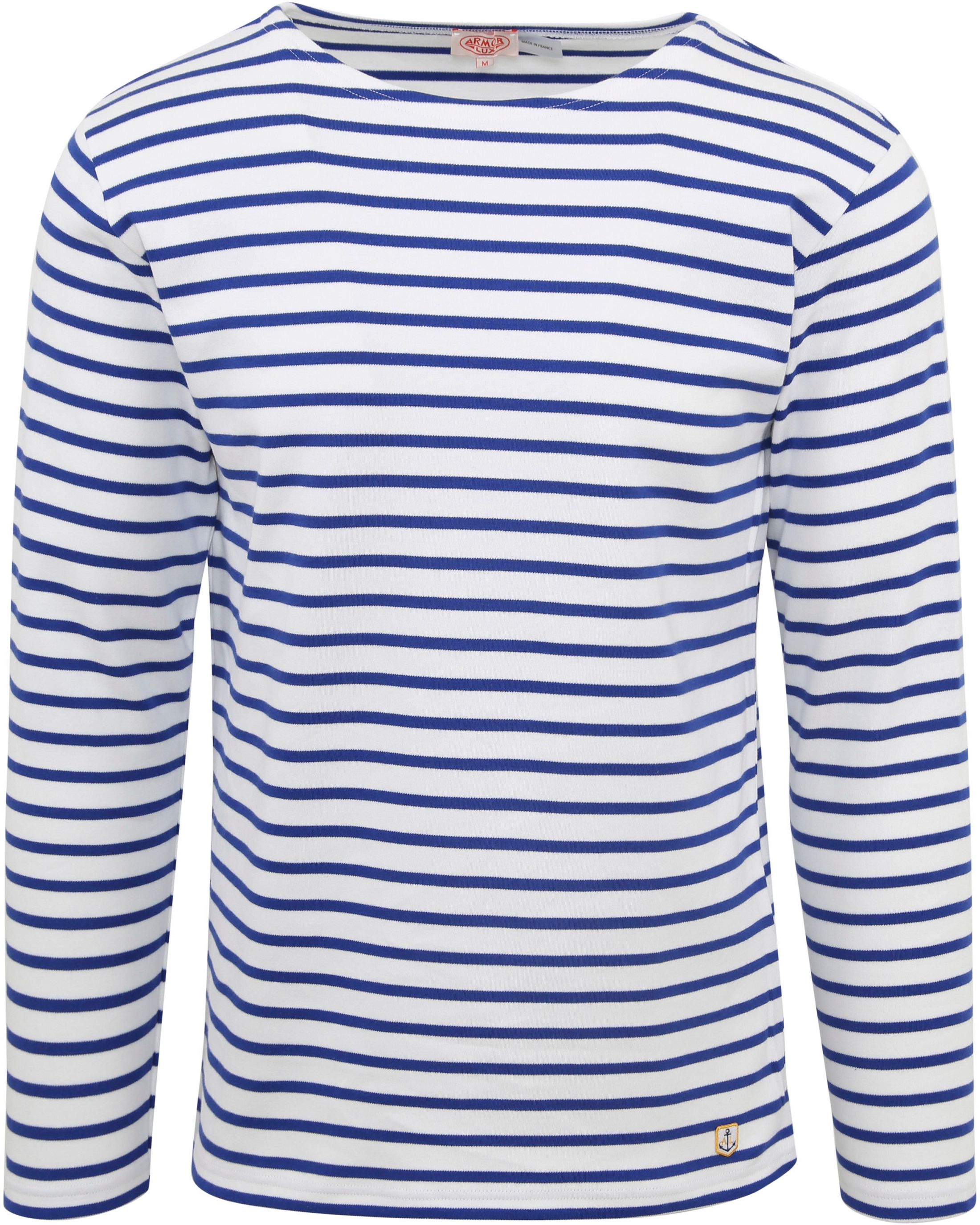Armor-Lux Pull Houat Rayures Bleu Cobalt Blanche 52297-DW5 commander en ligne | Suitable
