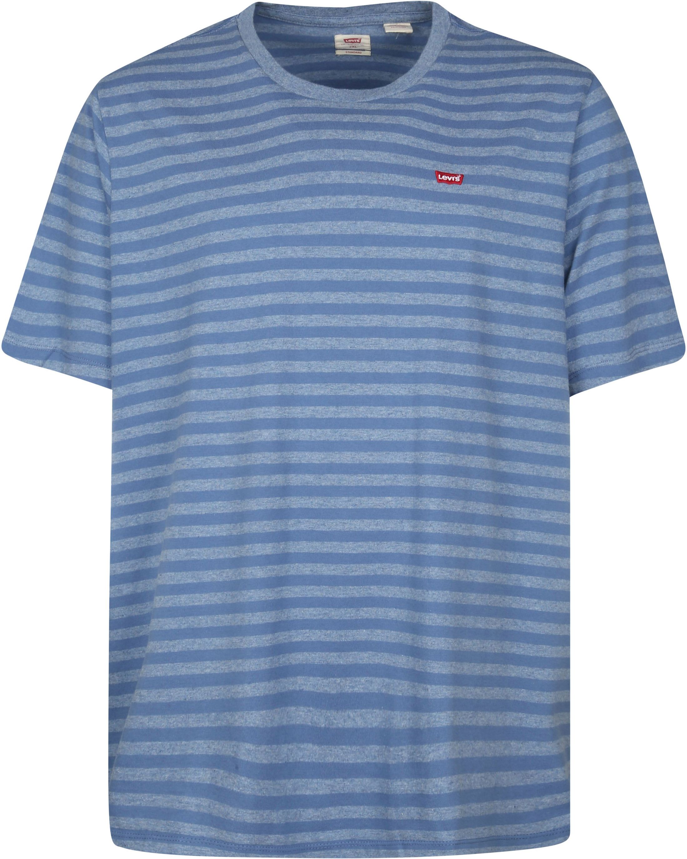 Levi's Big T Shirt Stripes Blue size 3XL