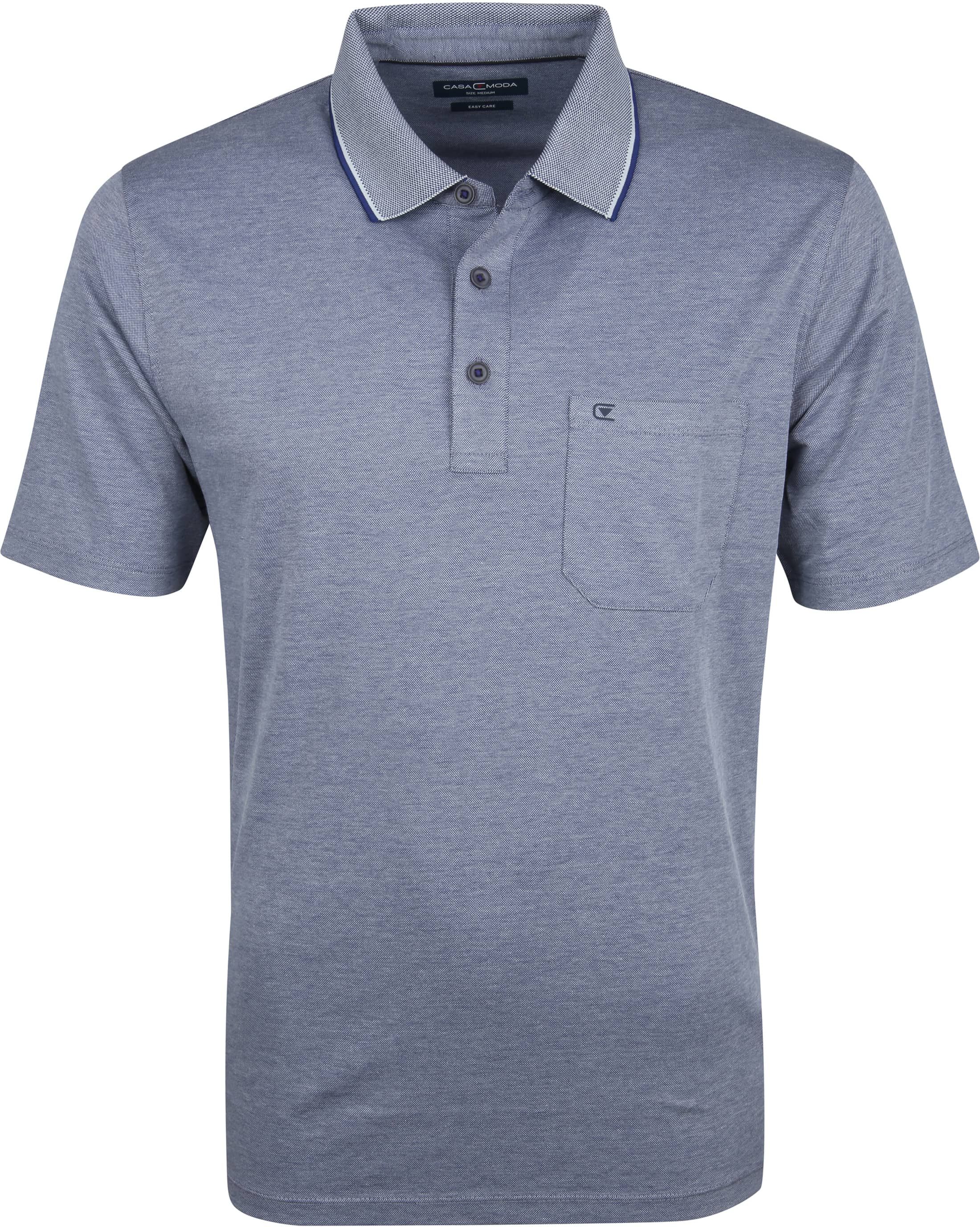 Casa Moda Polo Shirt Navy Design 993106500 order online | Suitable
