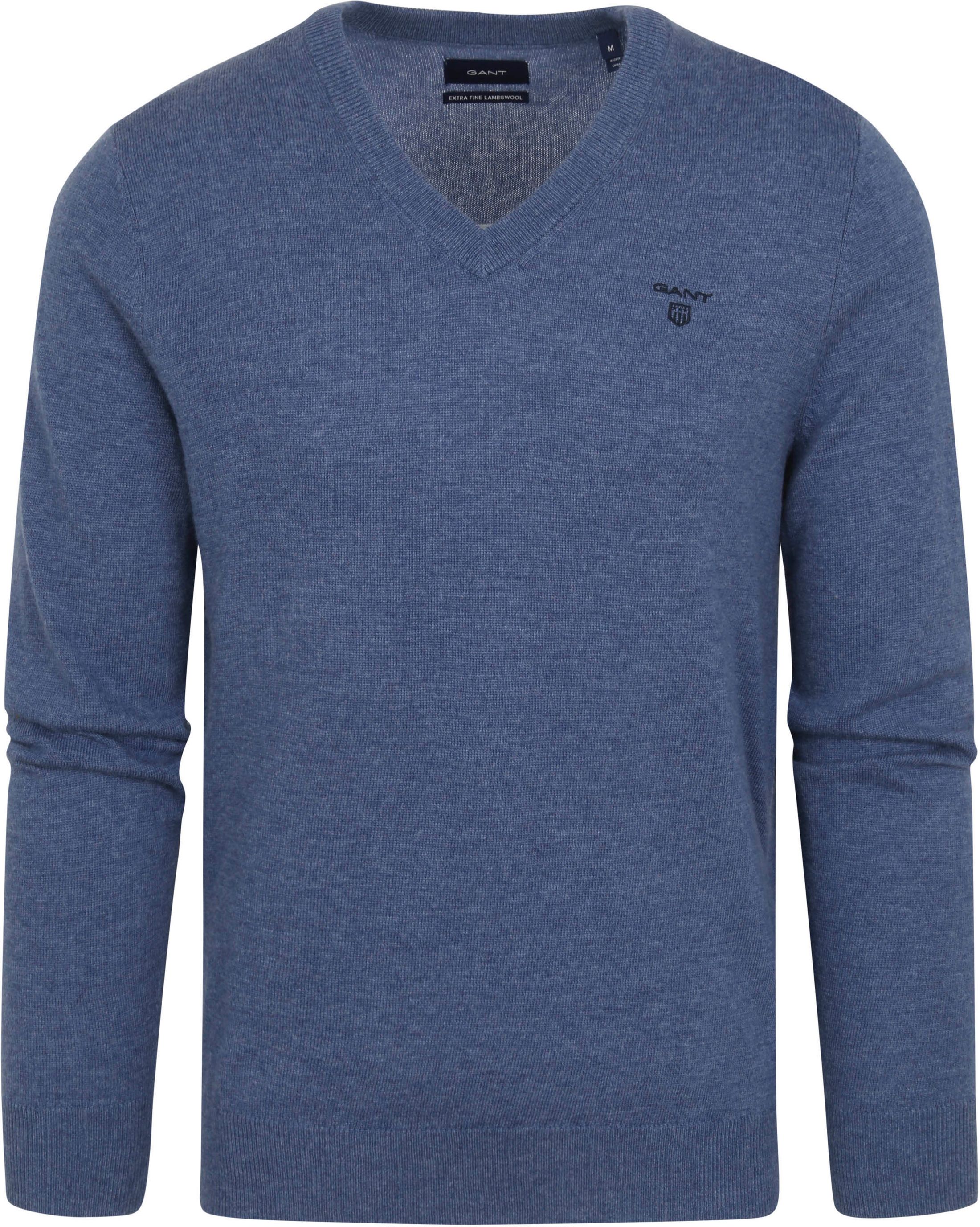 Gant Sweater Lambswool Blue size M