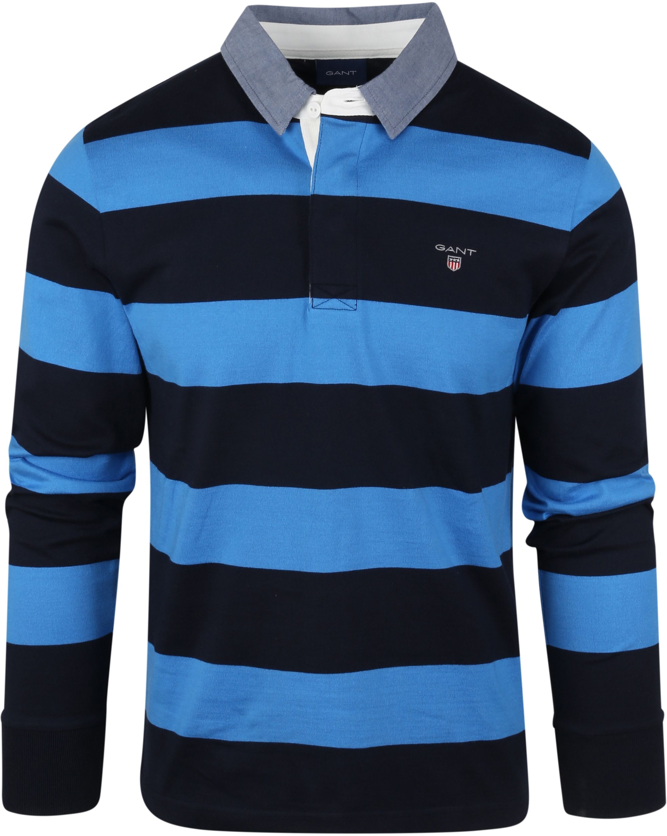 Gant Rugger LS Poloshirt Dark Blue Blue size M