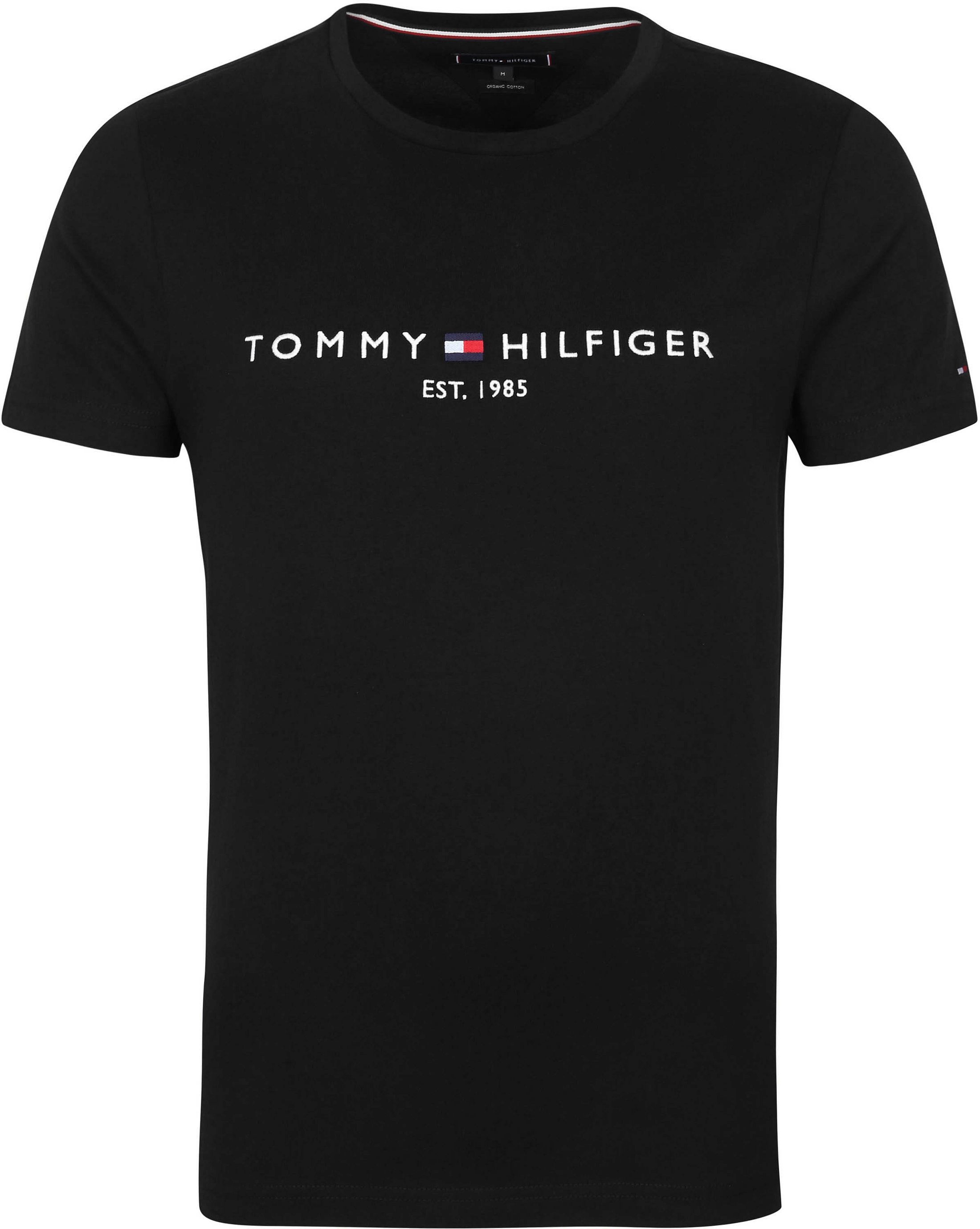 Tommy Hilfiger Logo T-shirt Zwart MW0MW11465-BAS kopen | Suitable
