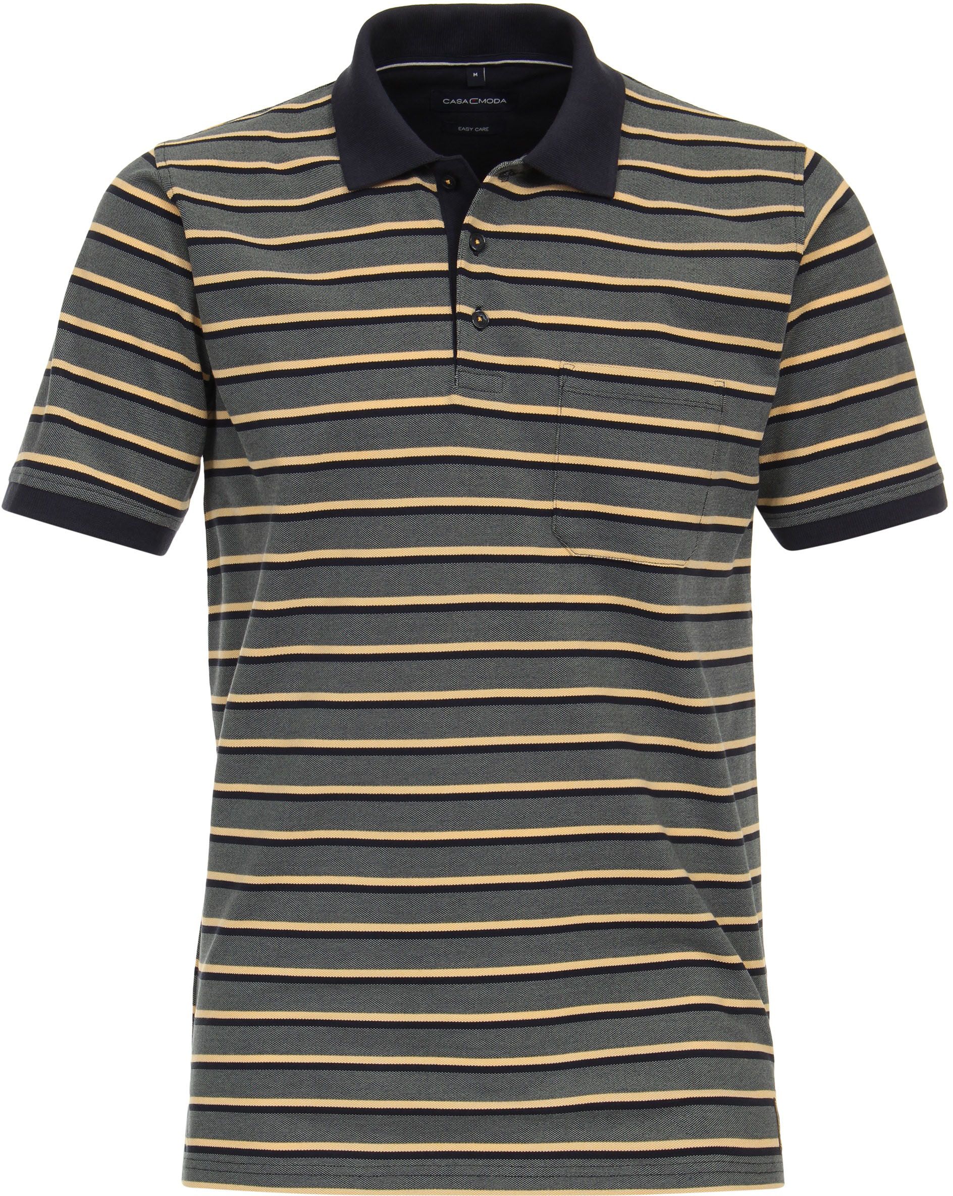 Casa Moda Poloshirt Strepen Groen 944256800-376 kopen | Suitable