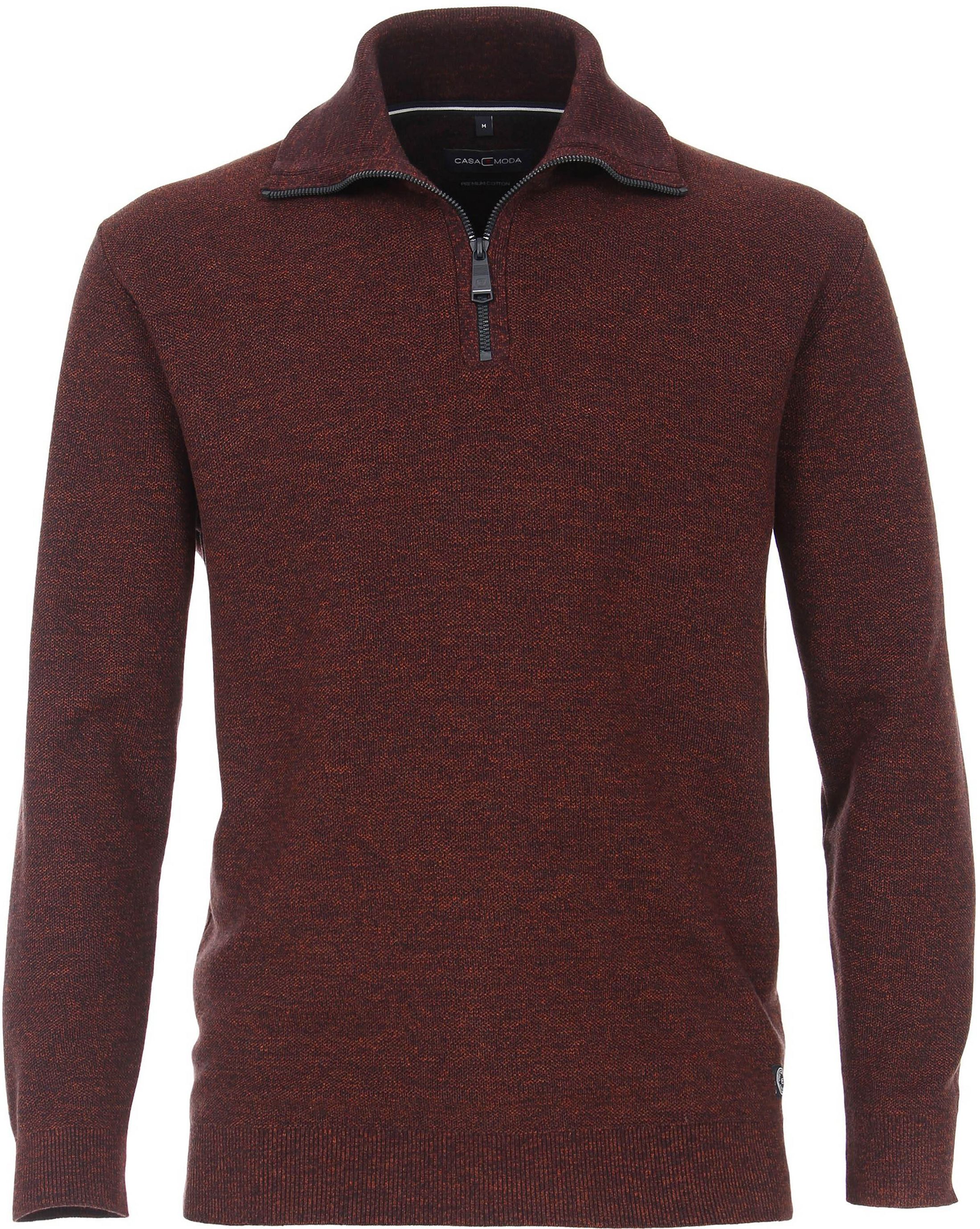 Casa Moda Pull Demi-zip Bordeaux 413705900-484 commander en ligne | Suitable