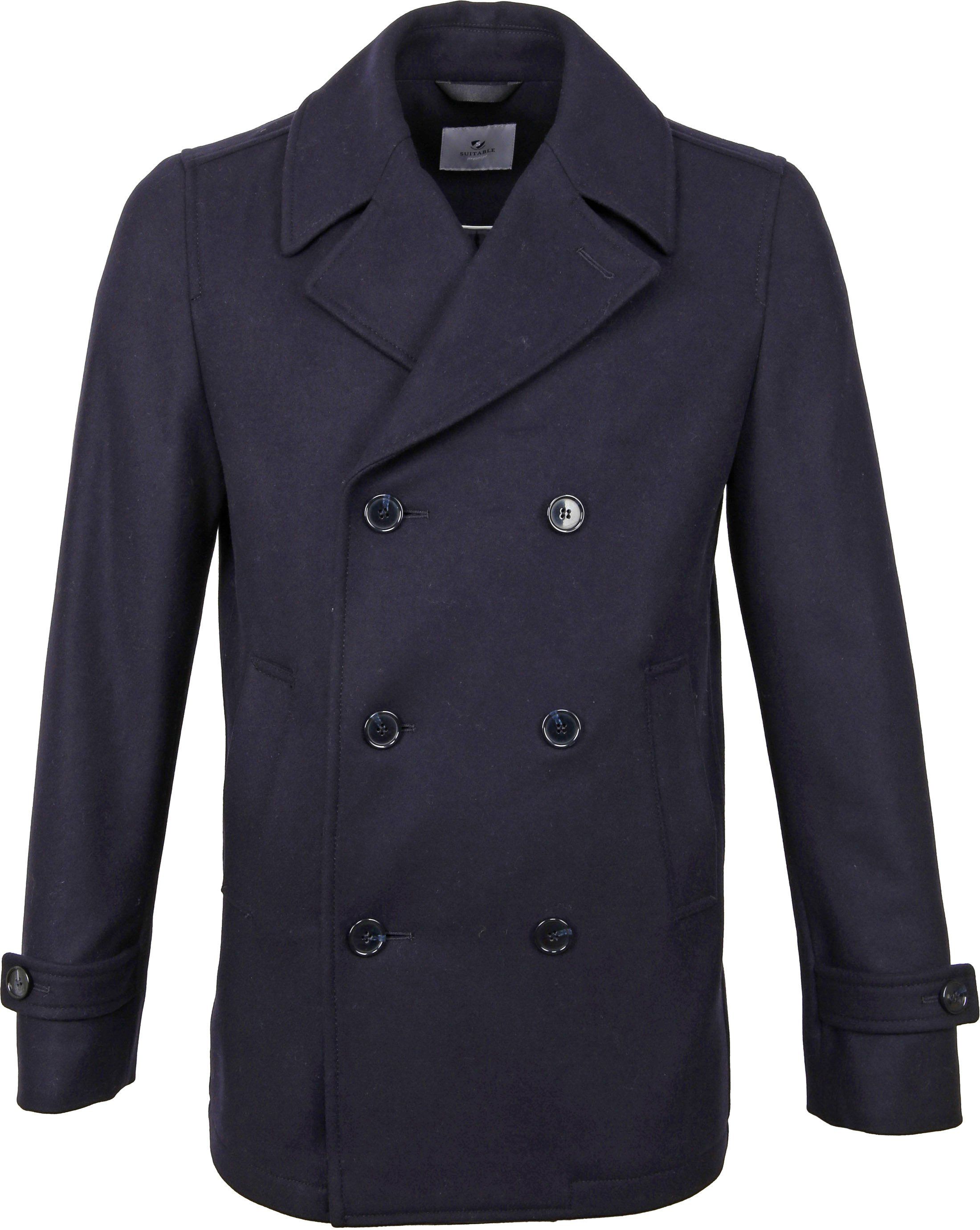 Suitable Prestige Coat Nathan Navy Dark Blue Blue size 36-R