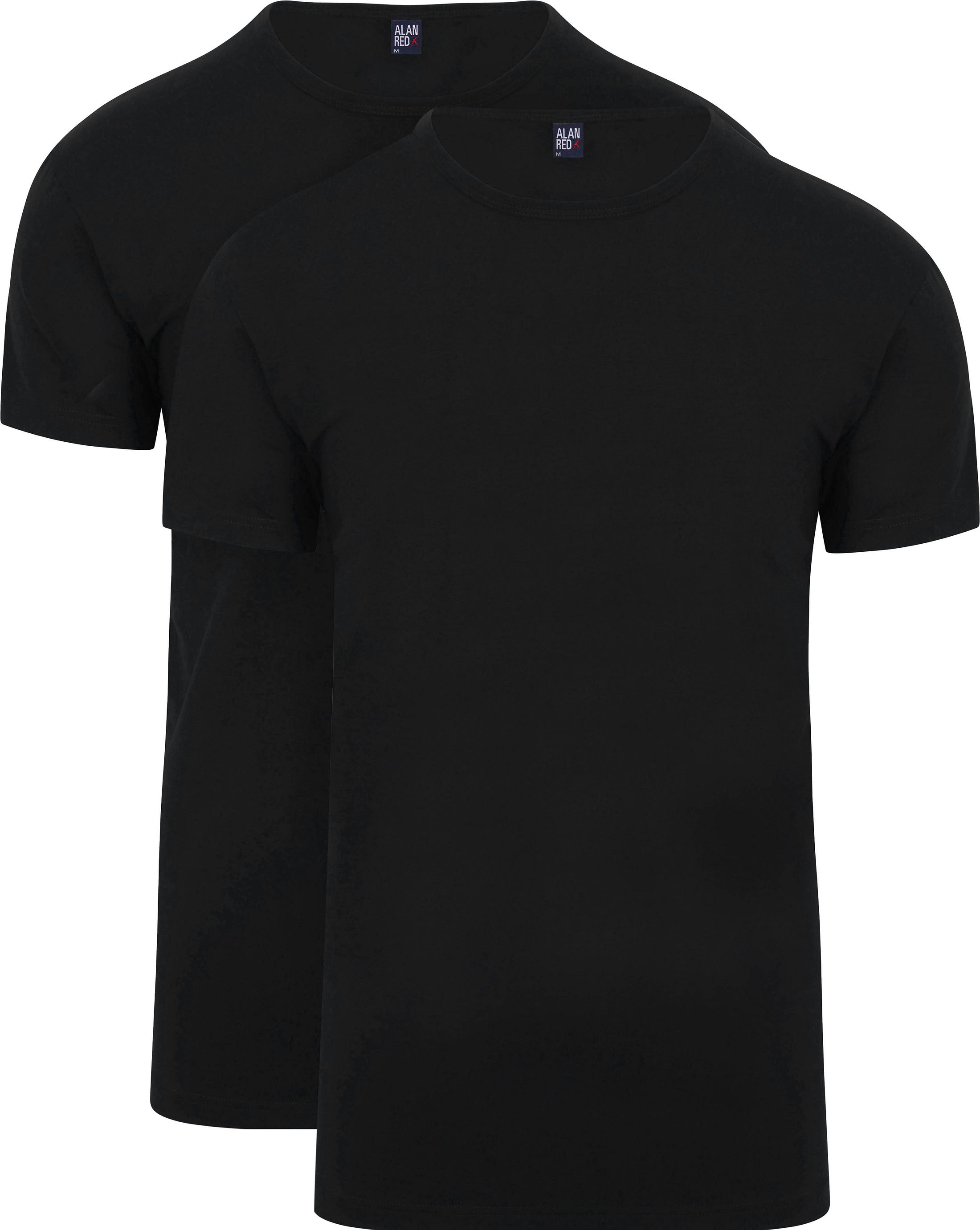 Alan Red Ottawa T-shirt Stretch Black 2-Pack 6680/2P/99 Ottawa T-shirt Black order online | Suitable