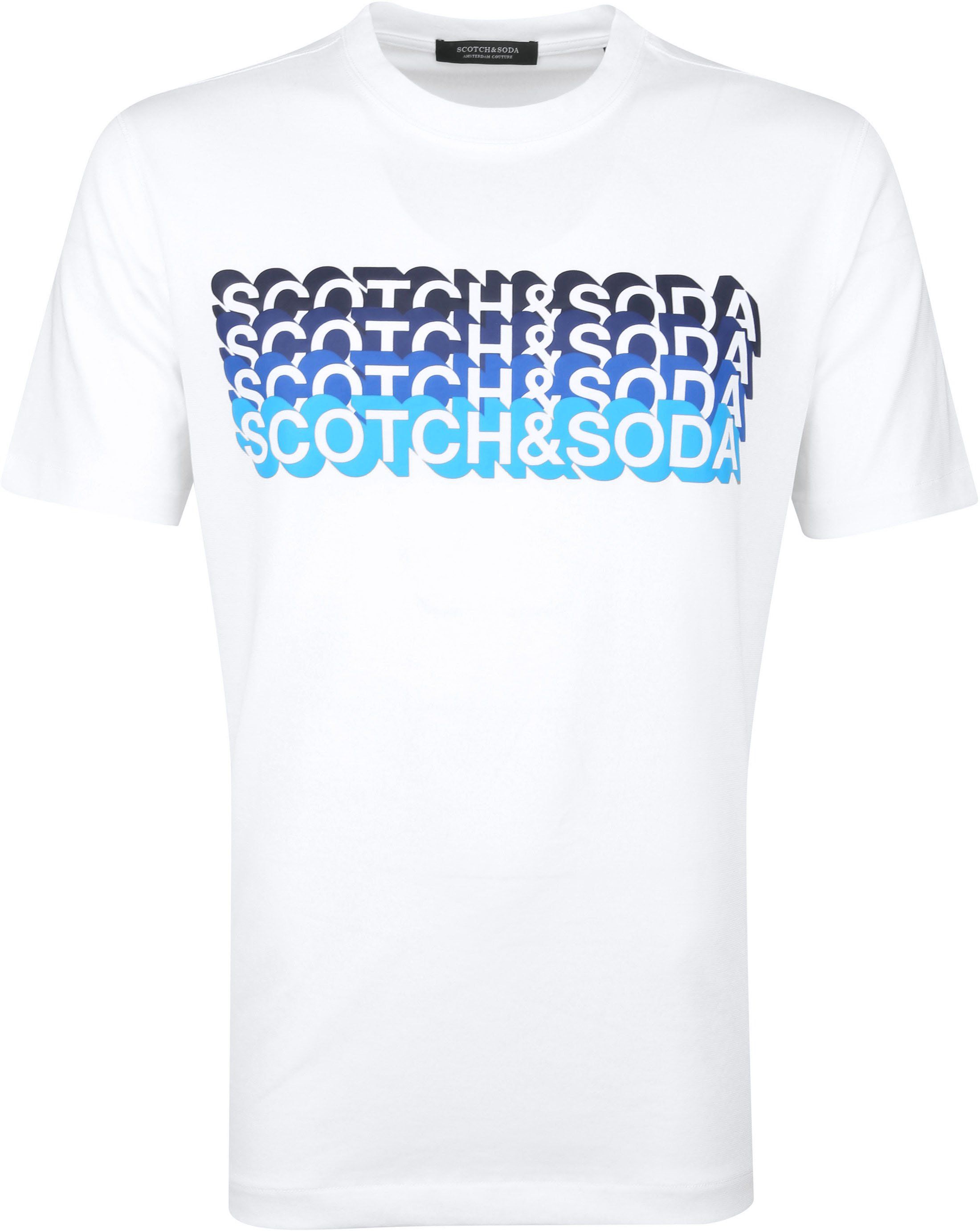 Scotch & Soda T-Shirt Logo Artwork White size L