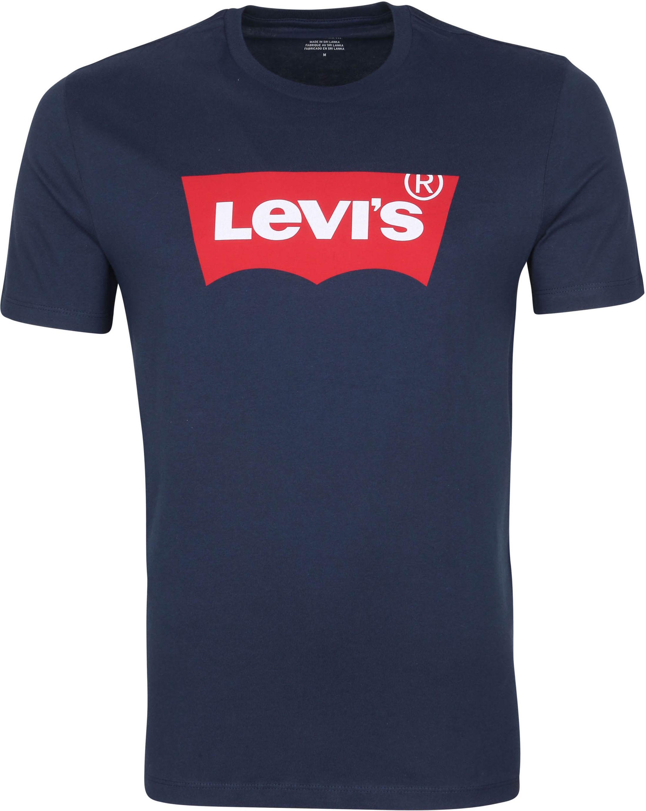 Levi's T Shirt Graphic Logo Dark Blue Blue size L