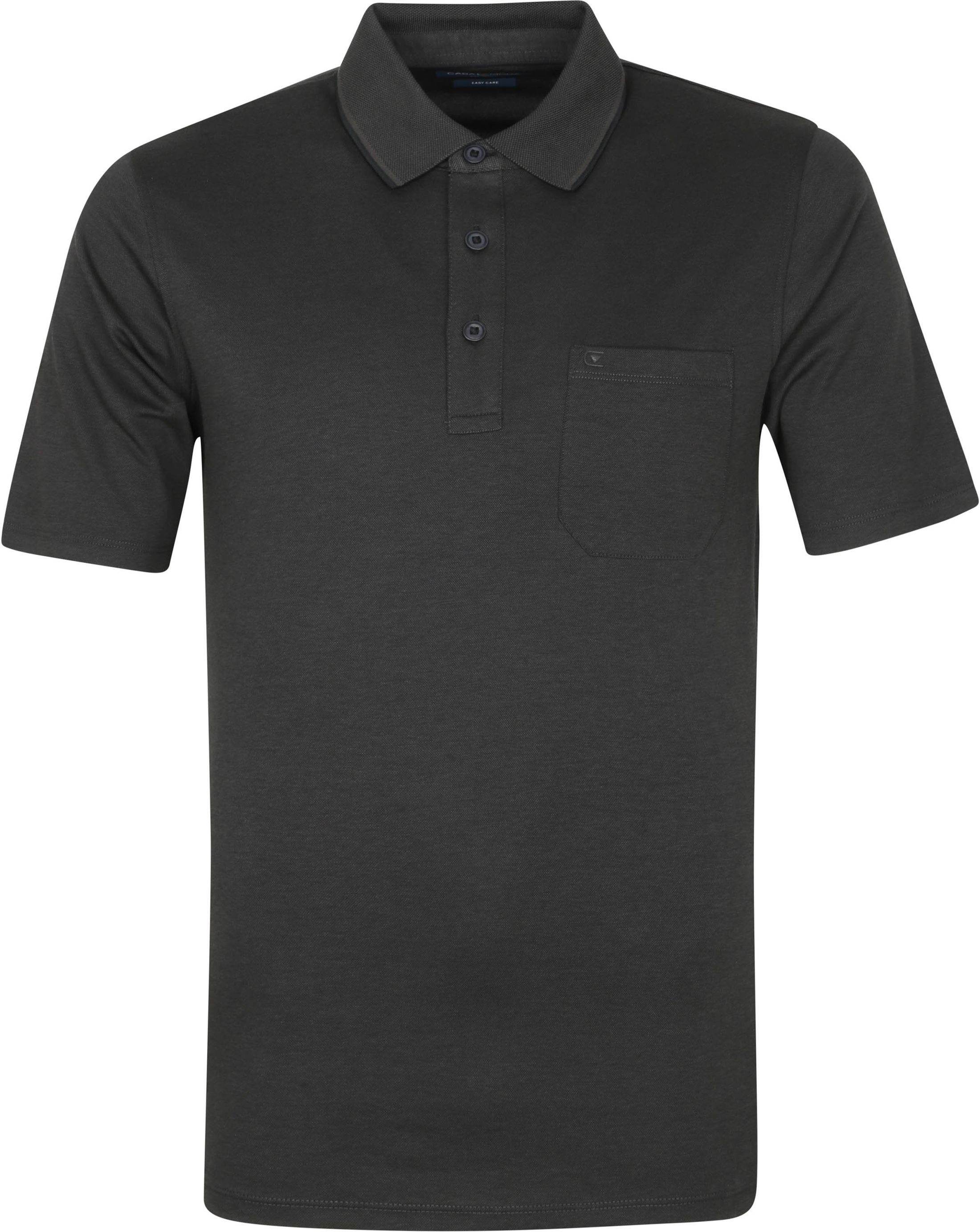 Casa Moda Polo Shirt Anthracite Melange Dark Grey size M