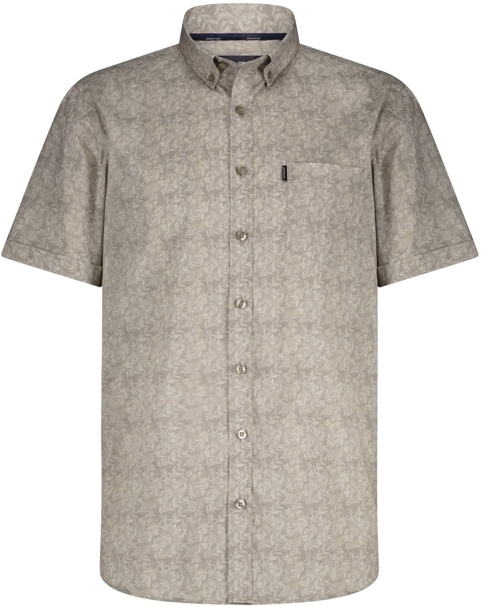 State Of Art Short Sleeve Shirt Leafs Beige order online | 26415911-1611 | Suitable Norway