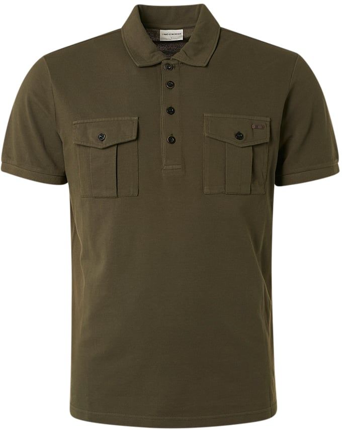 No-Excess Polo Shirt Basil Green size L
