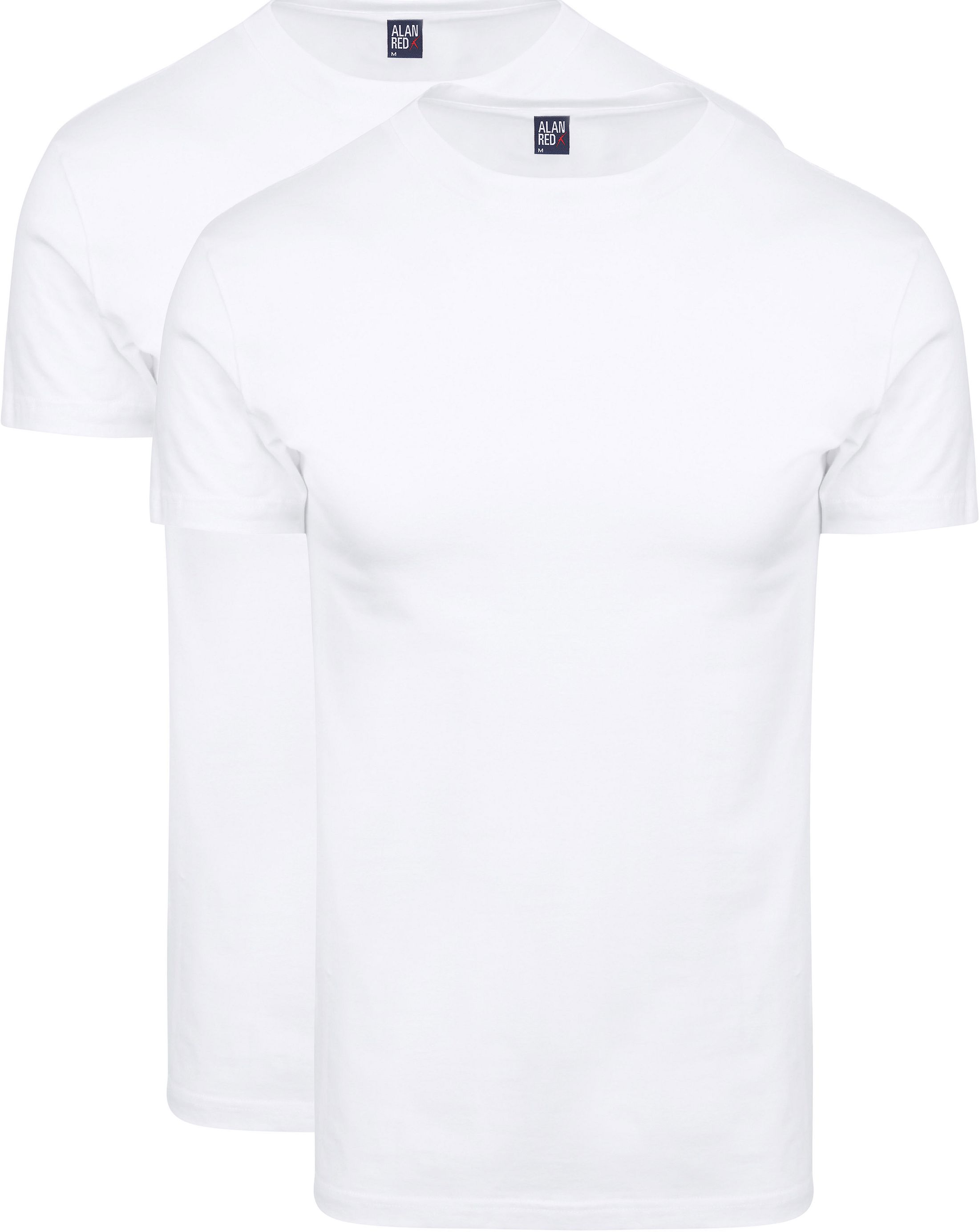 Alan Red Oakville T-shirt Wit (2Pack) 6695/2P/01 Oakville White kopen | Suitable