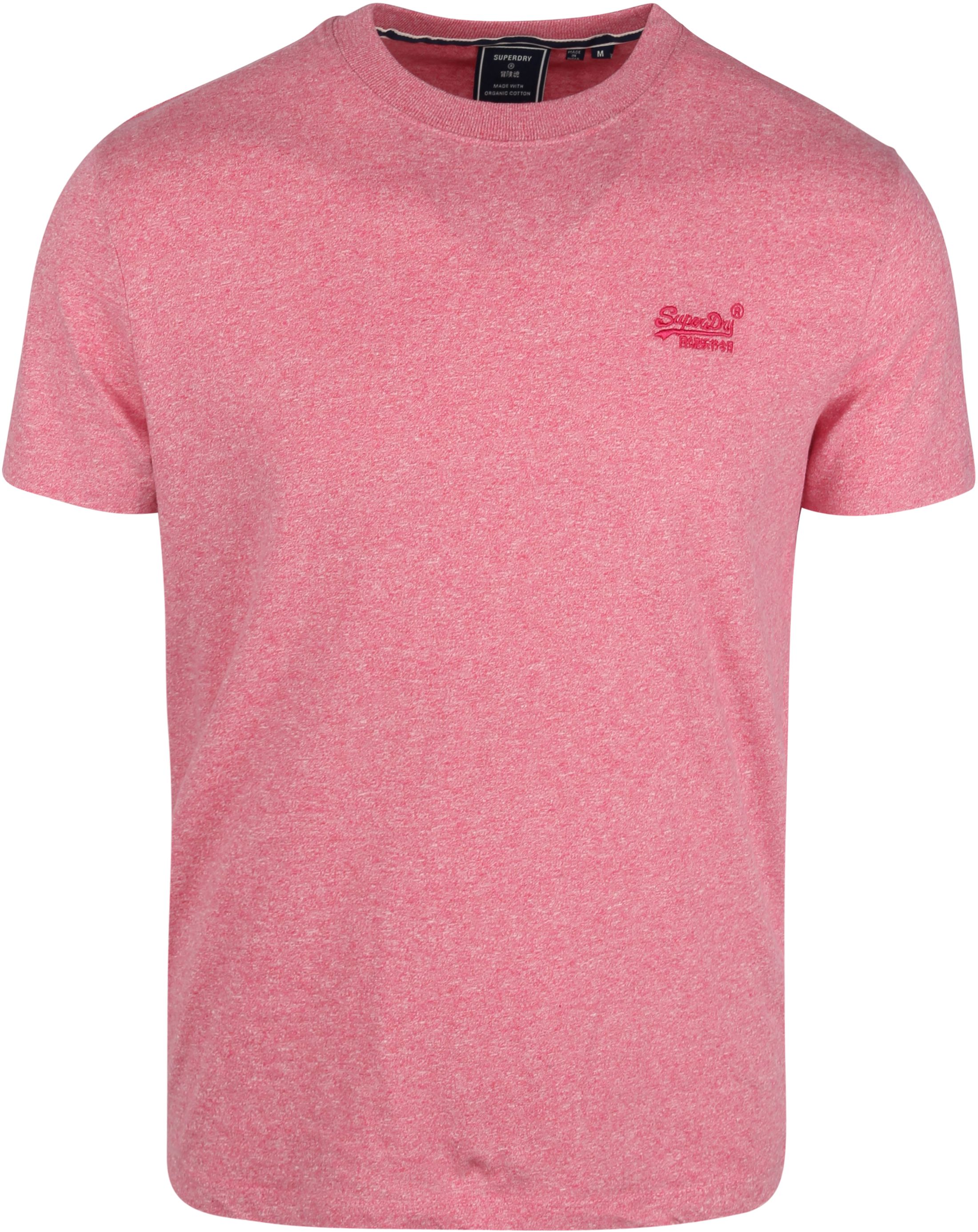 Superdry Classic T Shirt Pink size L