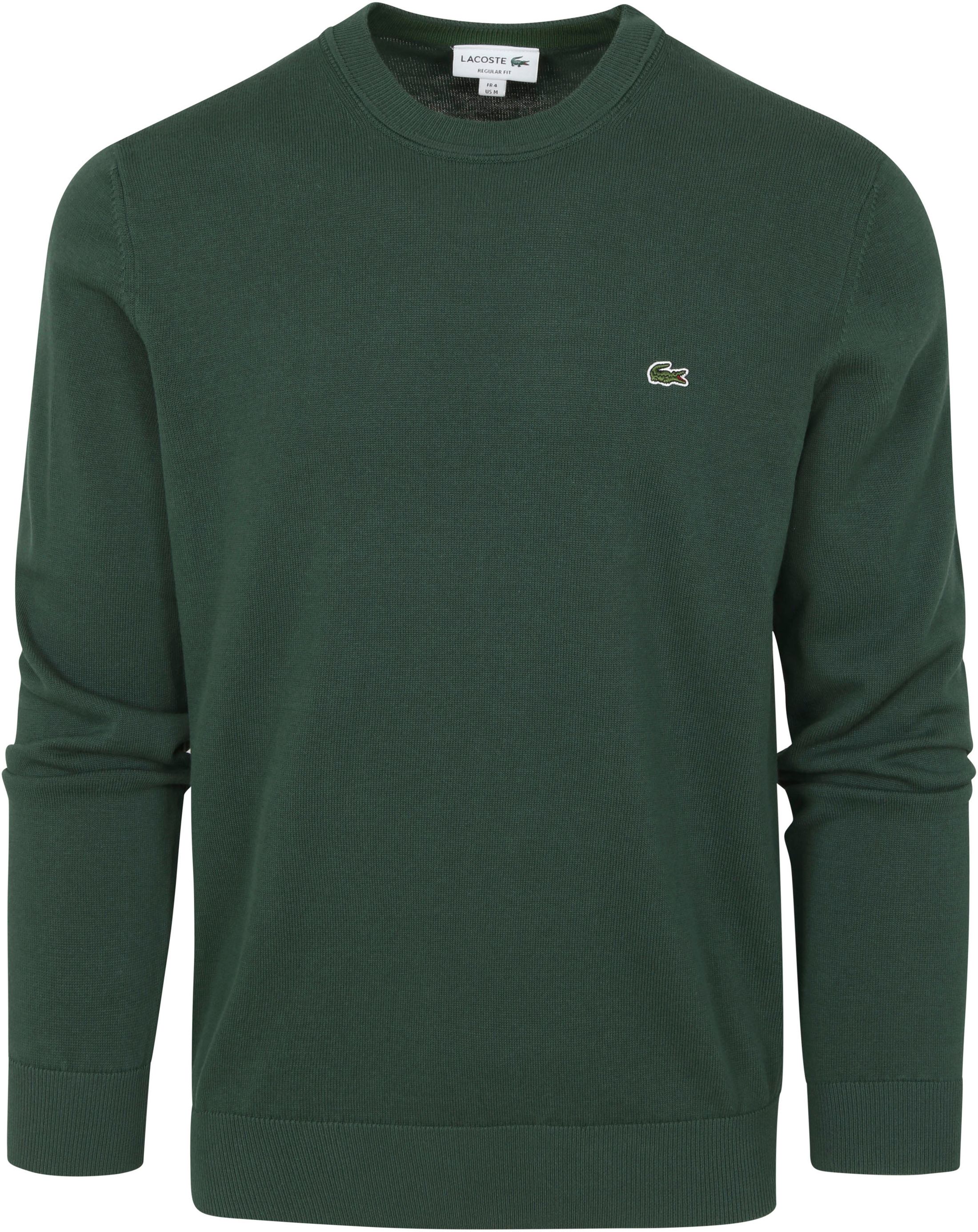 Lacoste Sweater O-neck Drak Green Dark Green size L
