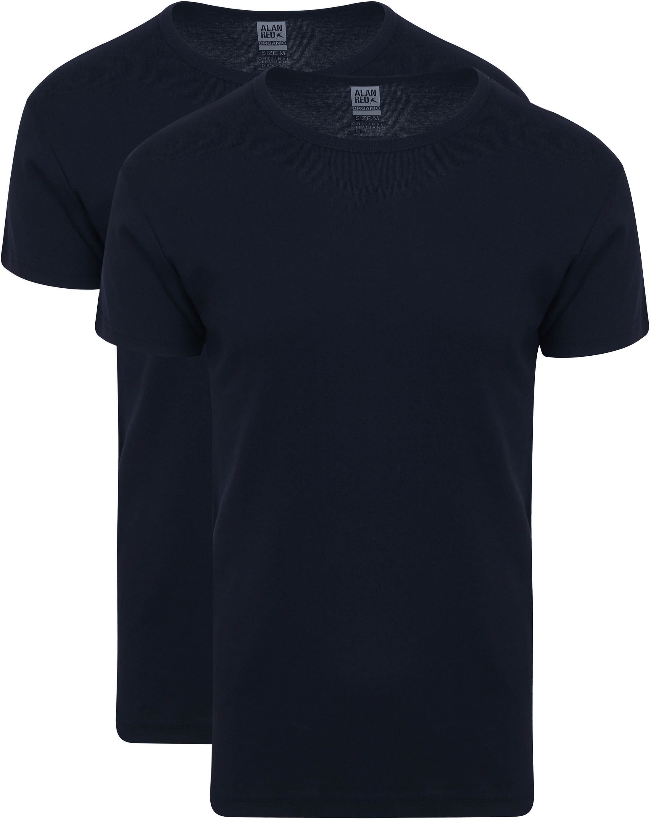 Alan Red Copenhagen T-Shirt O-Neck Navy 2-Pack 7030/2P/06 Copenhagen Rib Navy order online | Suitable