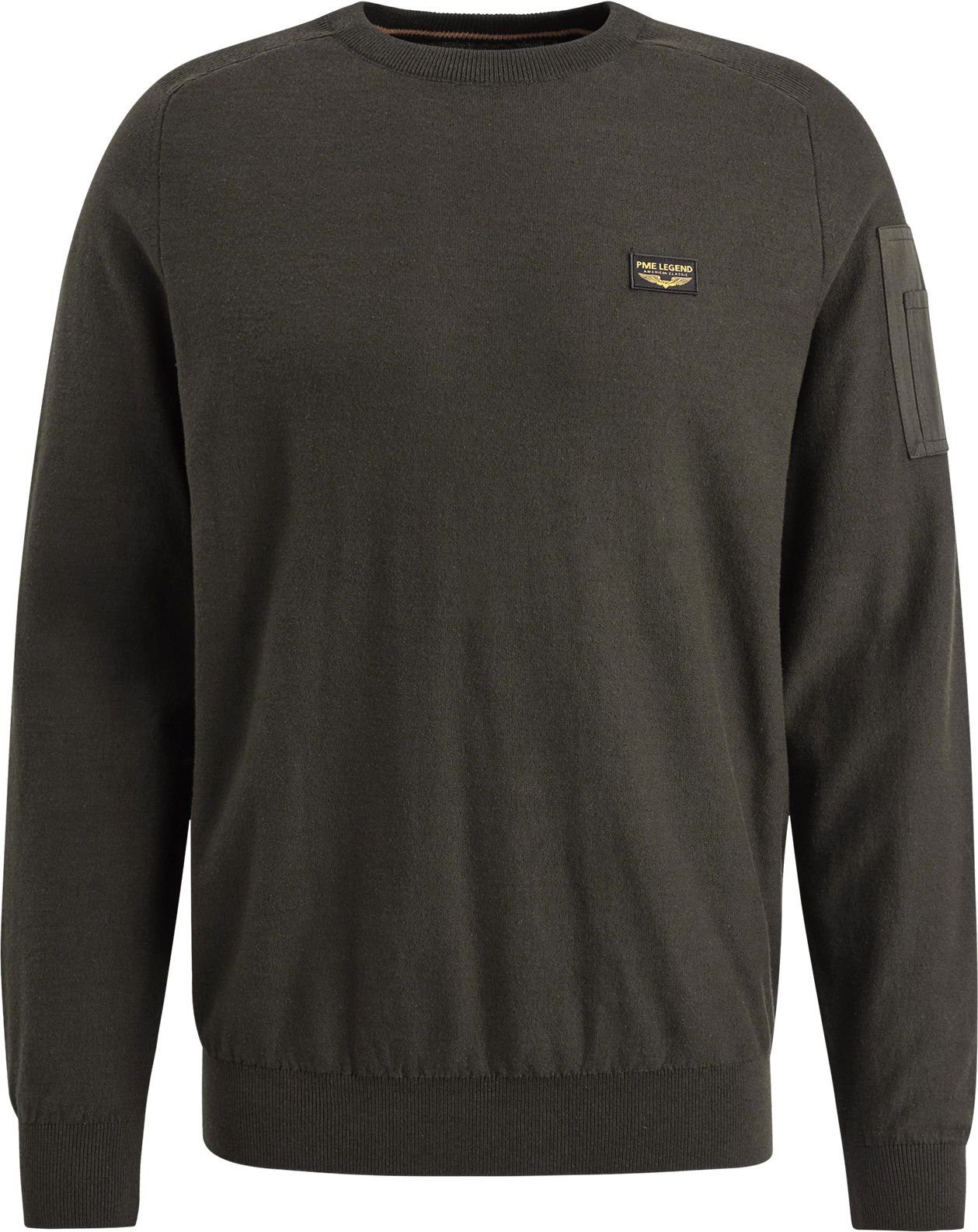 PME Legend American Classic Sweater Beluga Green PKW0000332-8039 order online | Suitable