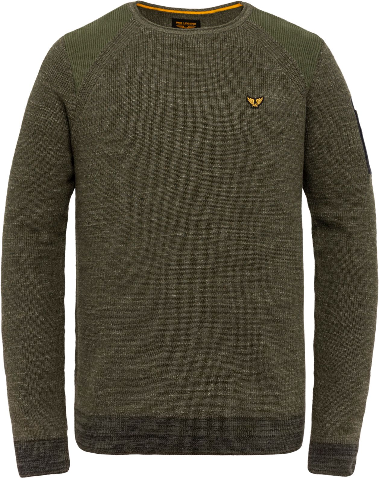 PME Legend Sweater Rib Dark Green Dark Green size 3XL
