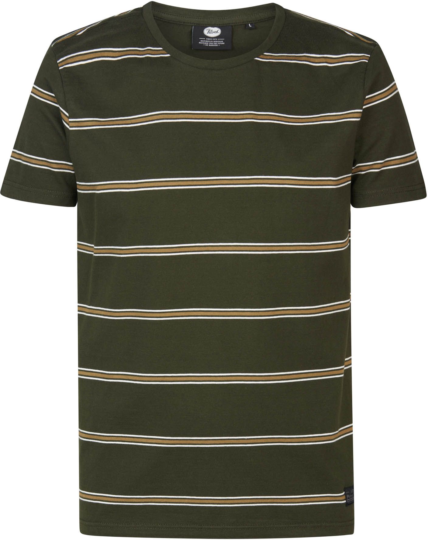 Petrol T-Shirt Rugby Vert Foncé Rayé M-3030-TSR615-6092 commander en ligne | Suitable