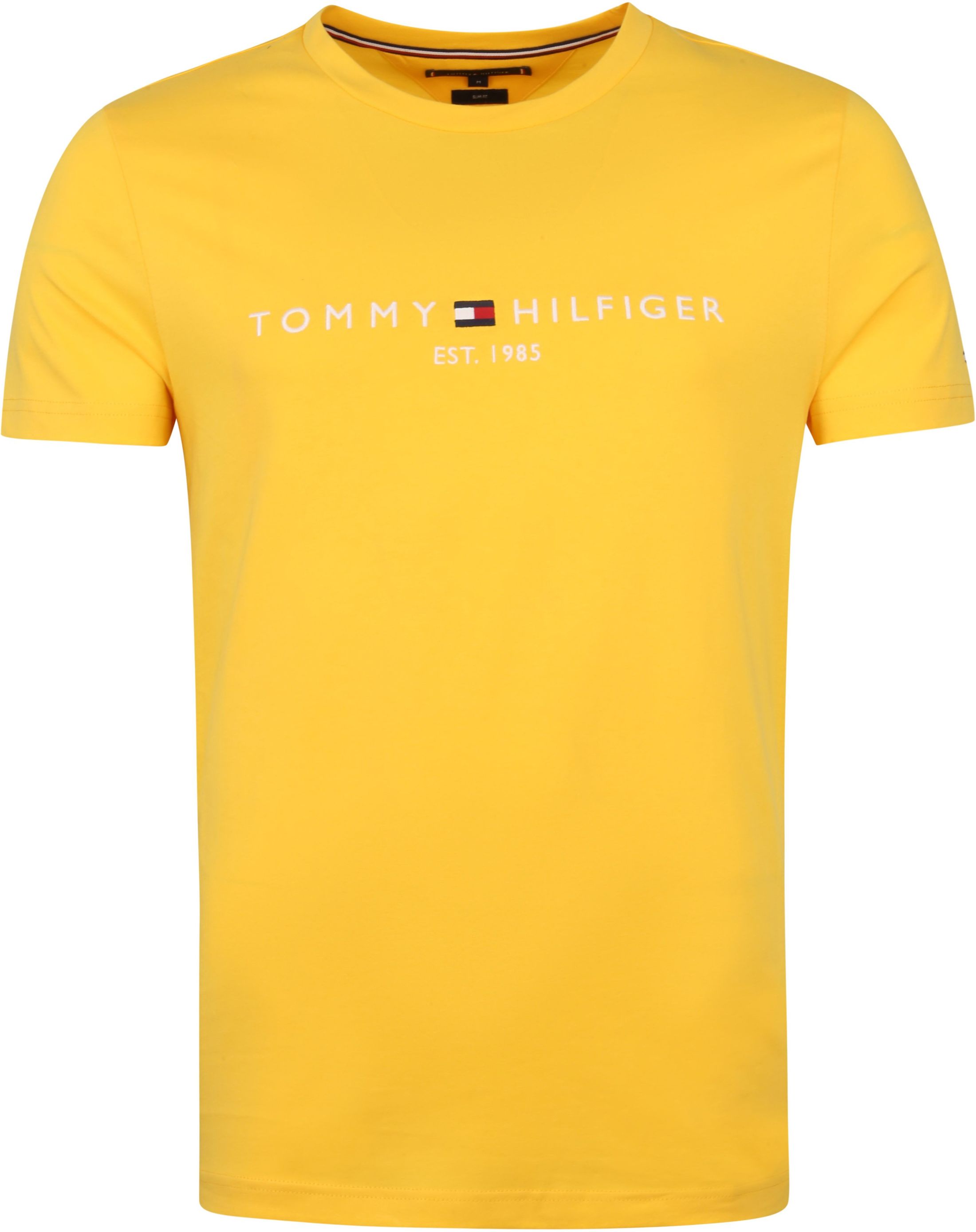 Tommy Hilfiger T Shirt Logo Yellow size L