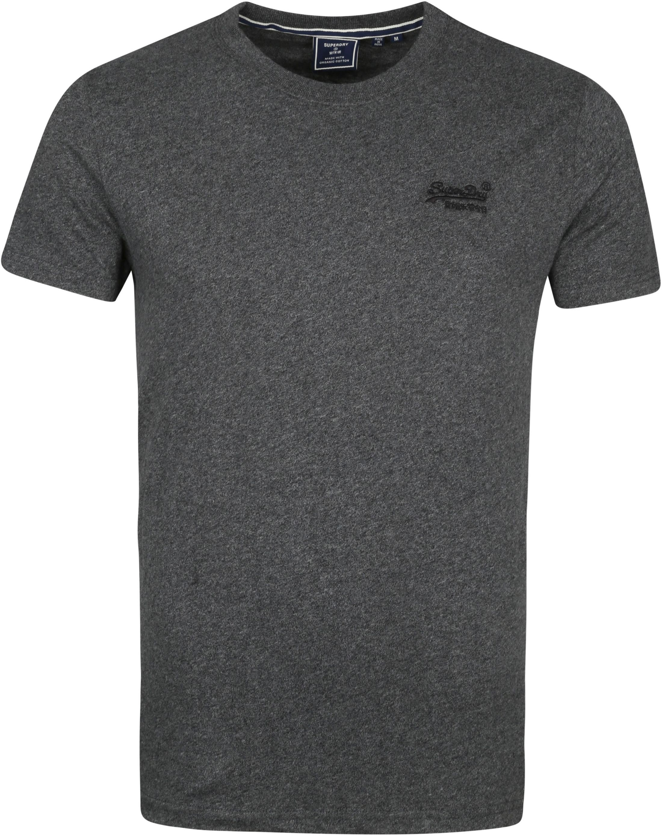 Superdry Classic T Shirt Dark Gray Dark Grey Grey size 3XL