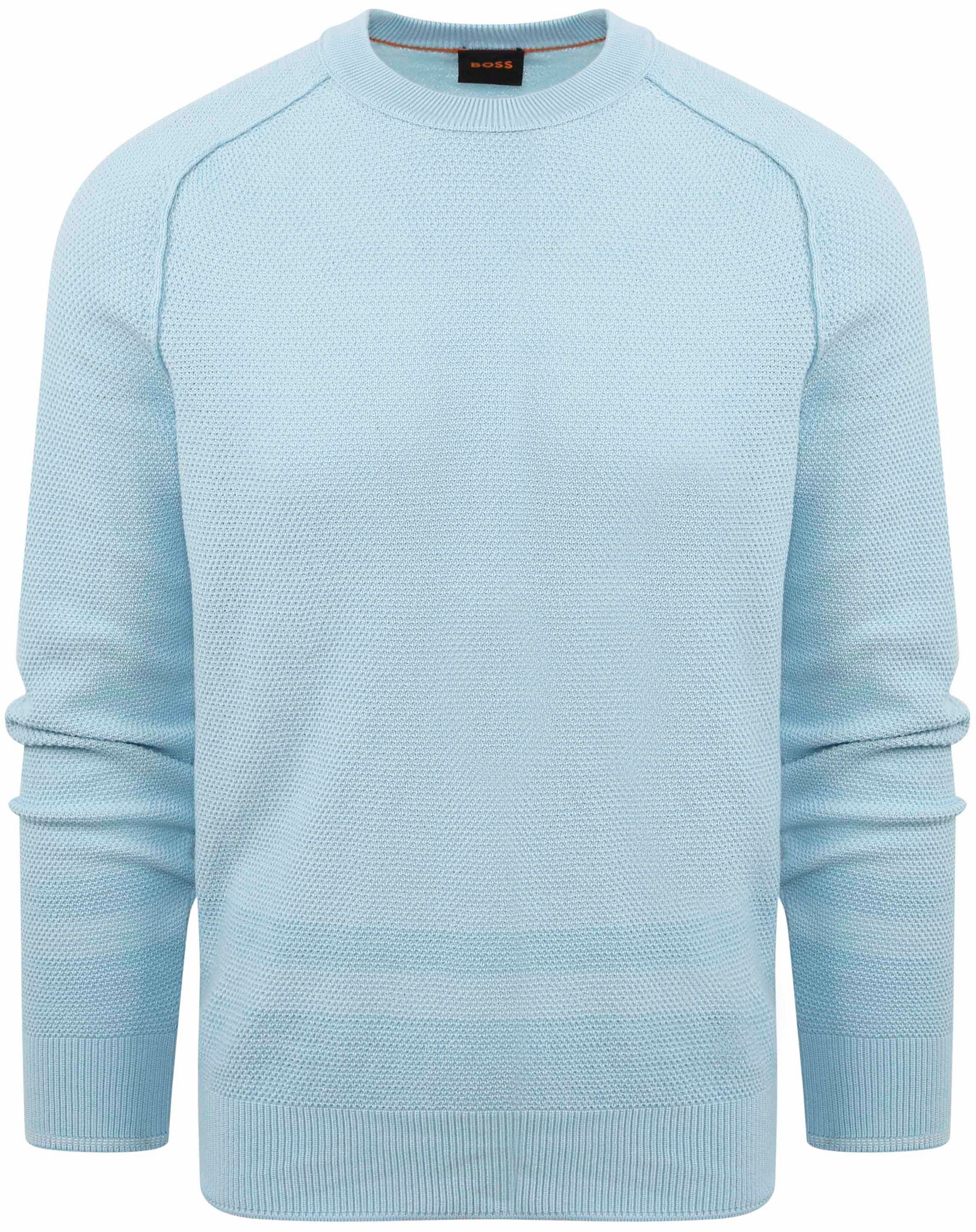 BOSS Pullover Apok Light Blue 50487101-461 order online | Suitable