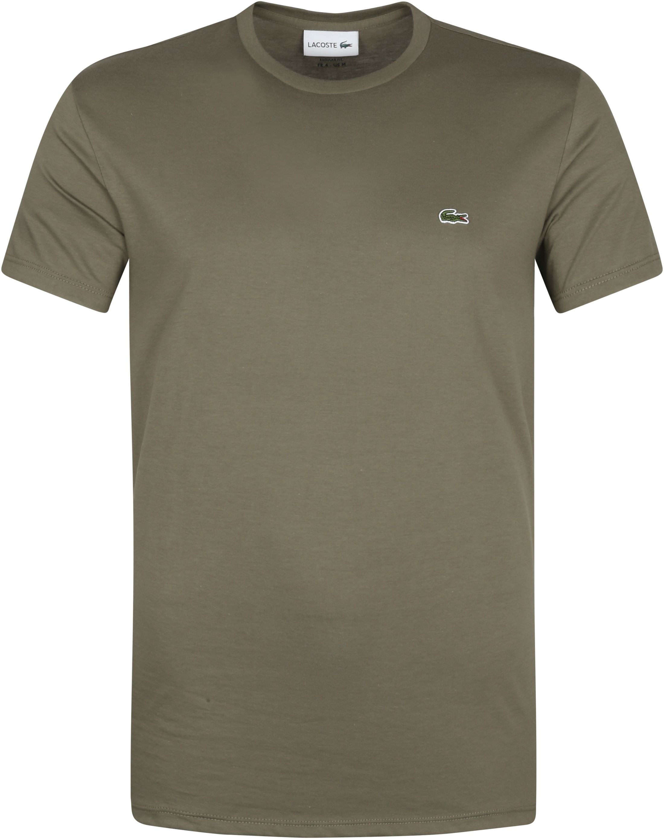 Lacoste T-Shirt Overview Green Khaki size 3XL