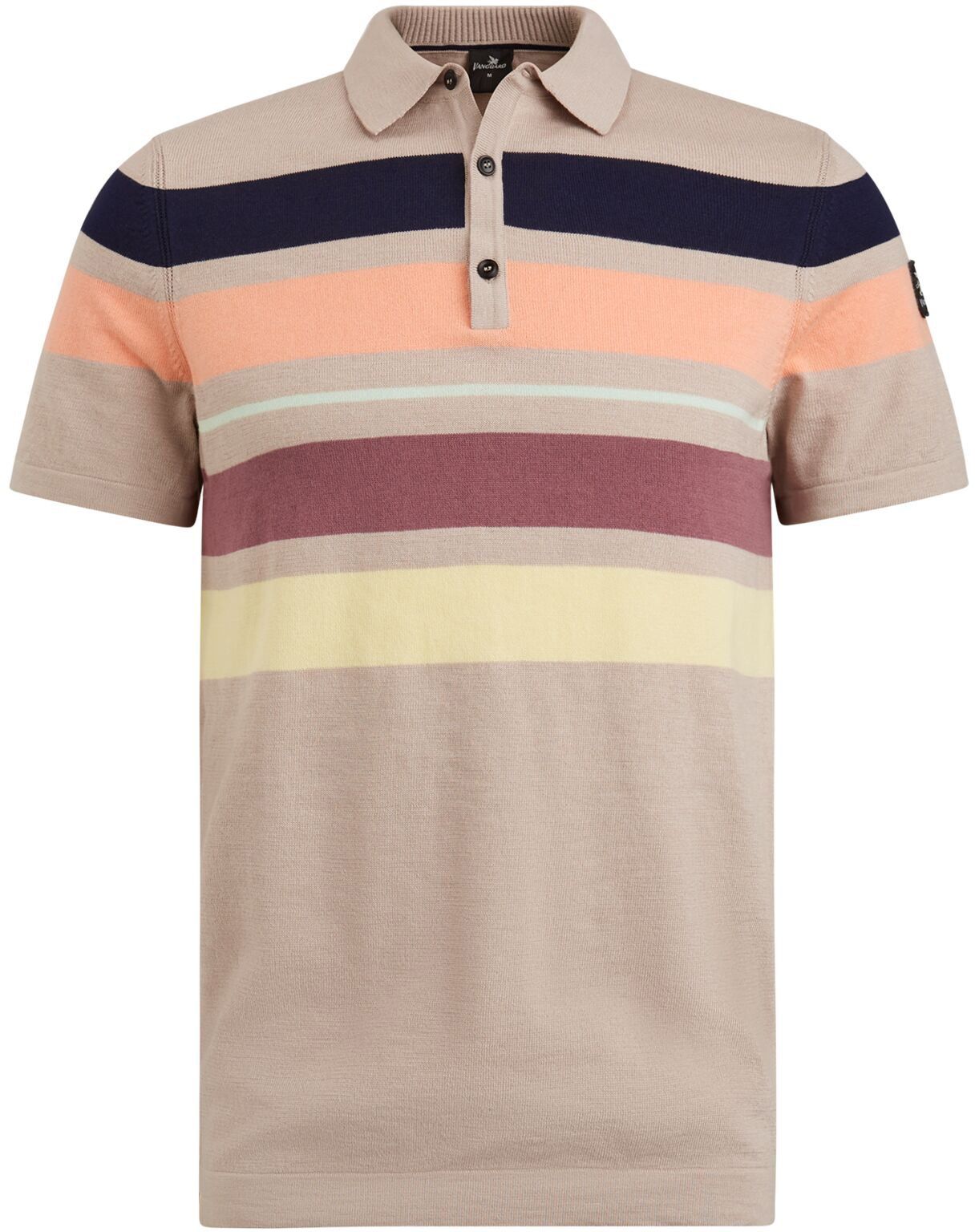 Vanguard Knitted Polo Shirt Beige VPSS2304868-8265 order online 